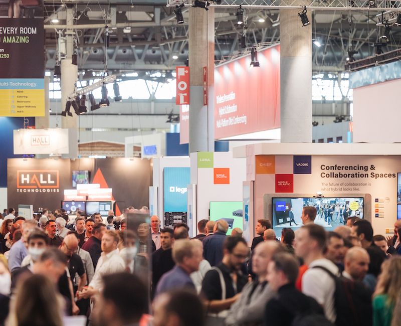 Updated exhibitor list and floor plan for ISE 2023 taking place in