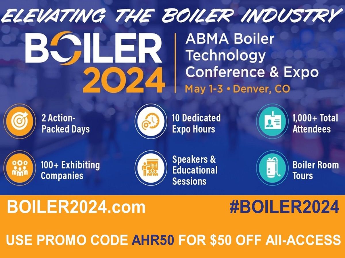 American Boiler Manufacturers Association (ABMA) 2024 AHR EXPO