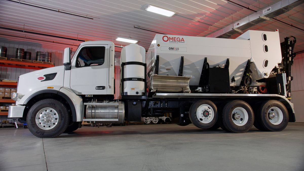 Omega Concrete Mixers World of Concrete 2024