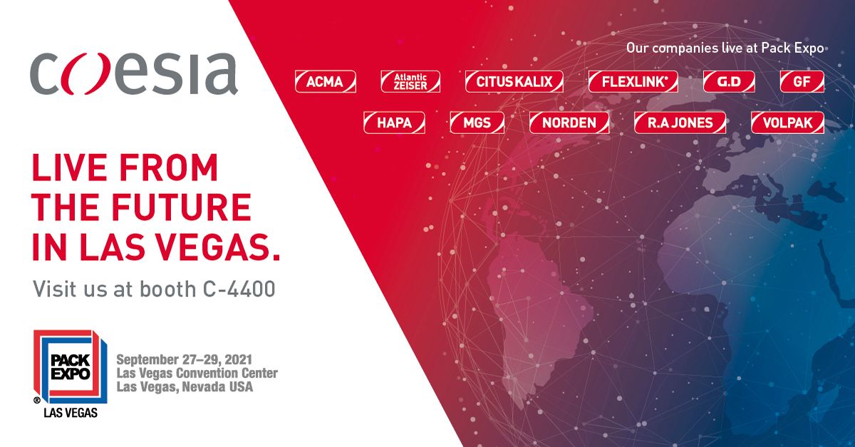 Coesia Group Pack Expo Las Vegas And Healthcare Packaging Expo 21