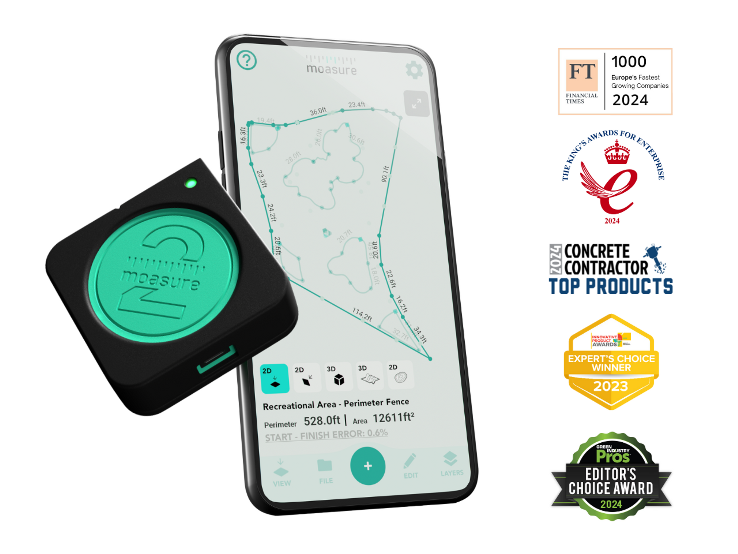 Moasure 2 PRO - Difficult Measuring Made Easy