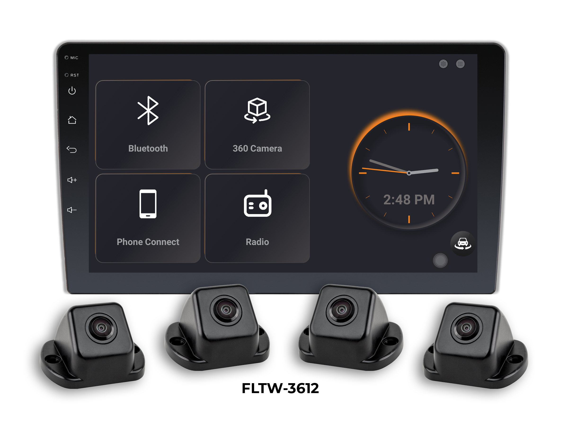 SurroundVUE™ 360° System with Apple CarPlay, Android Auto, FM
