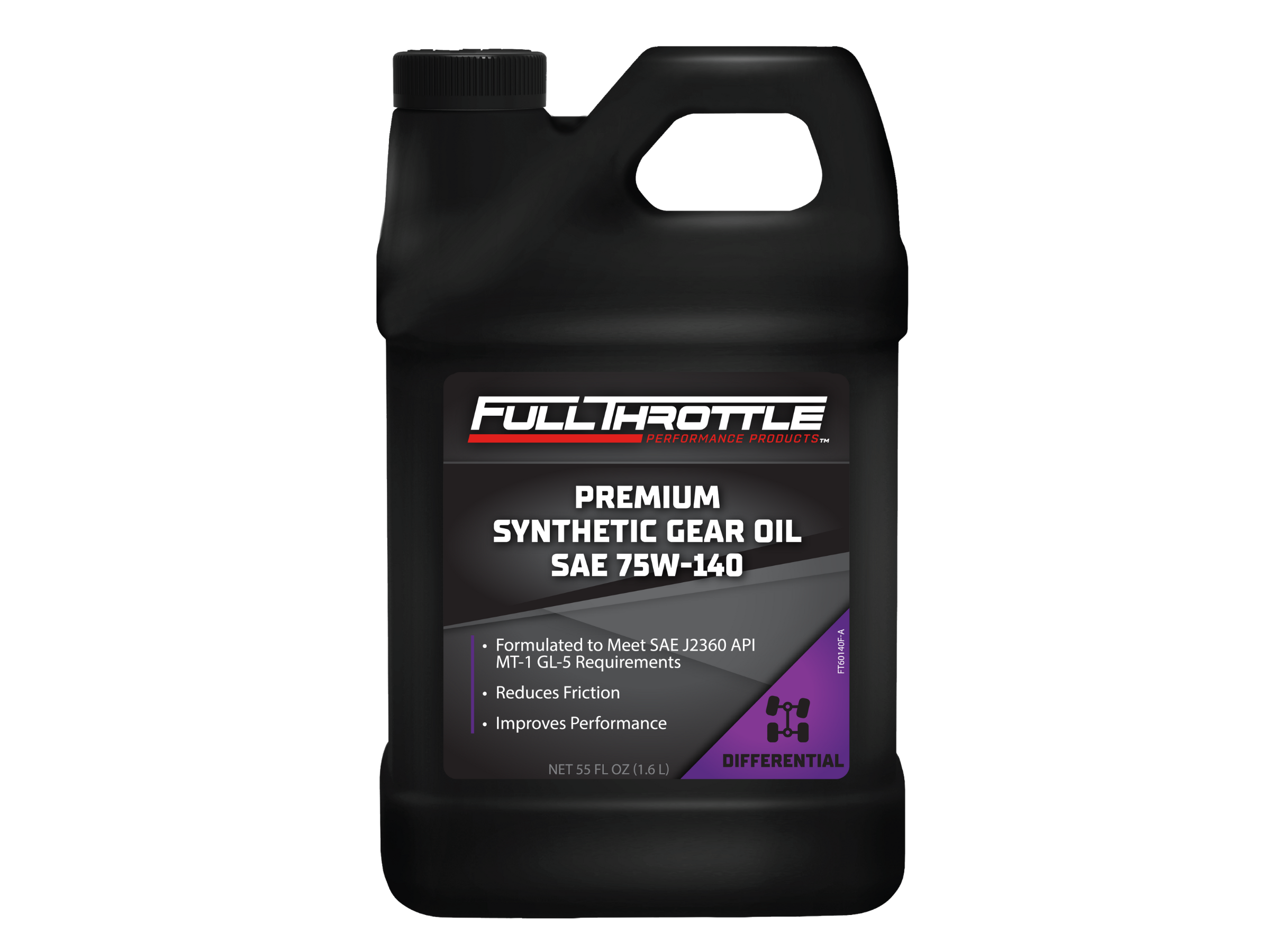 Full Throttle Premium Synthetic Gear Oil SAE 75W-140