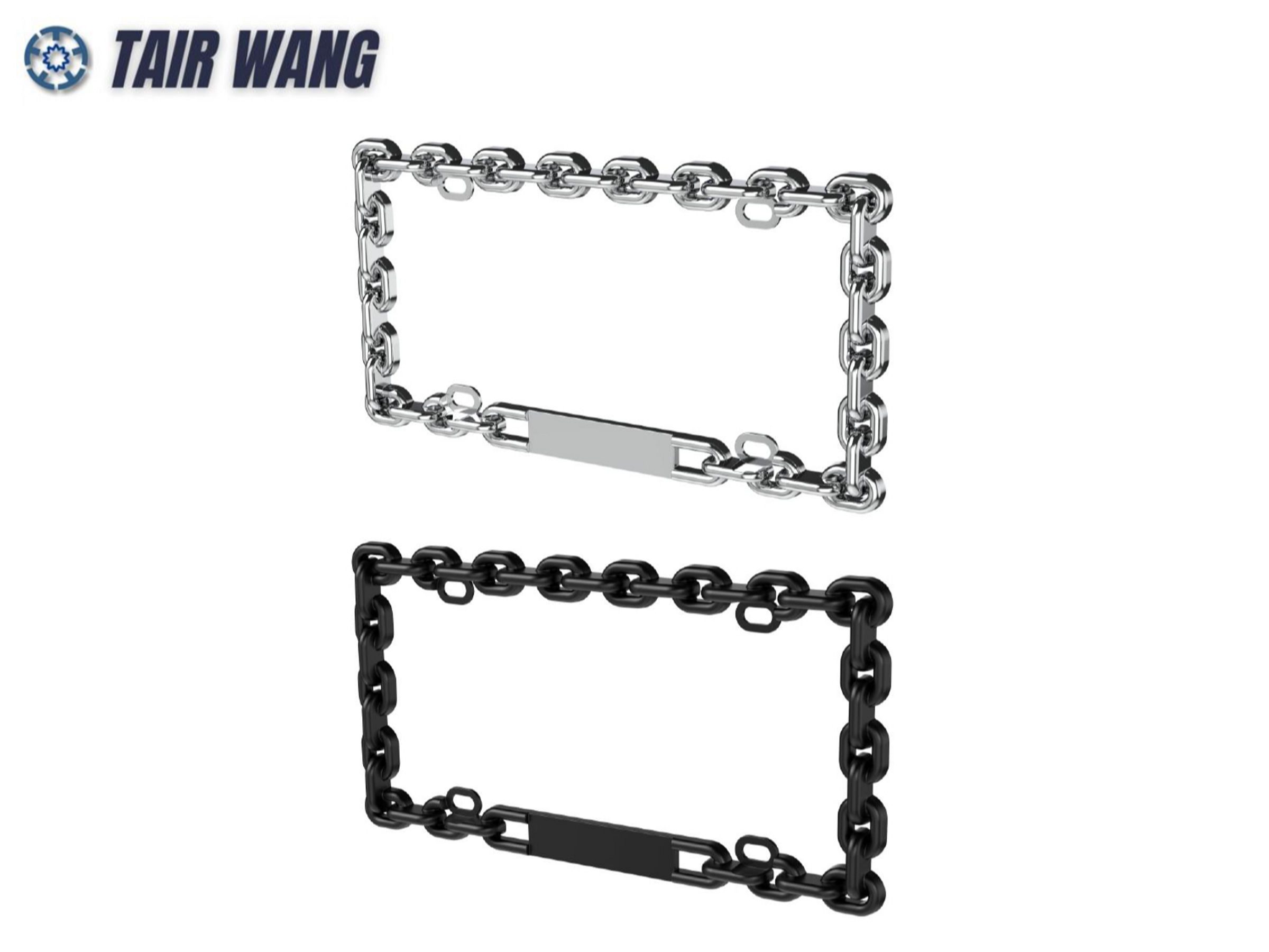 Chain Link License Frame