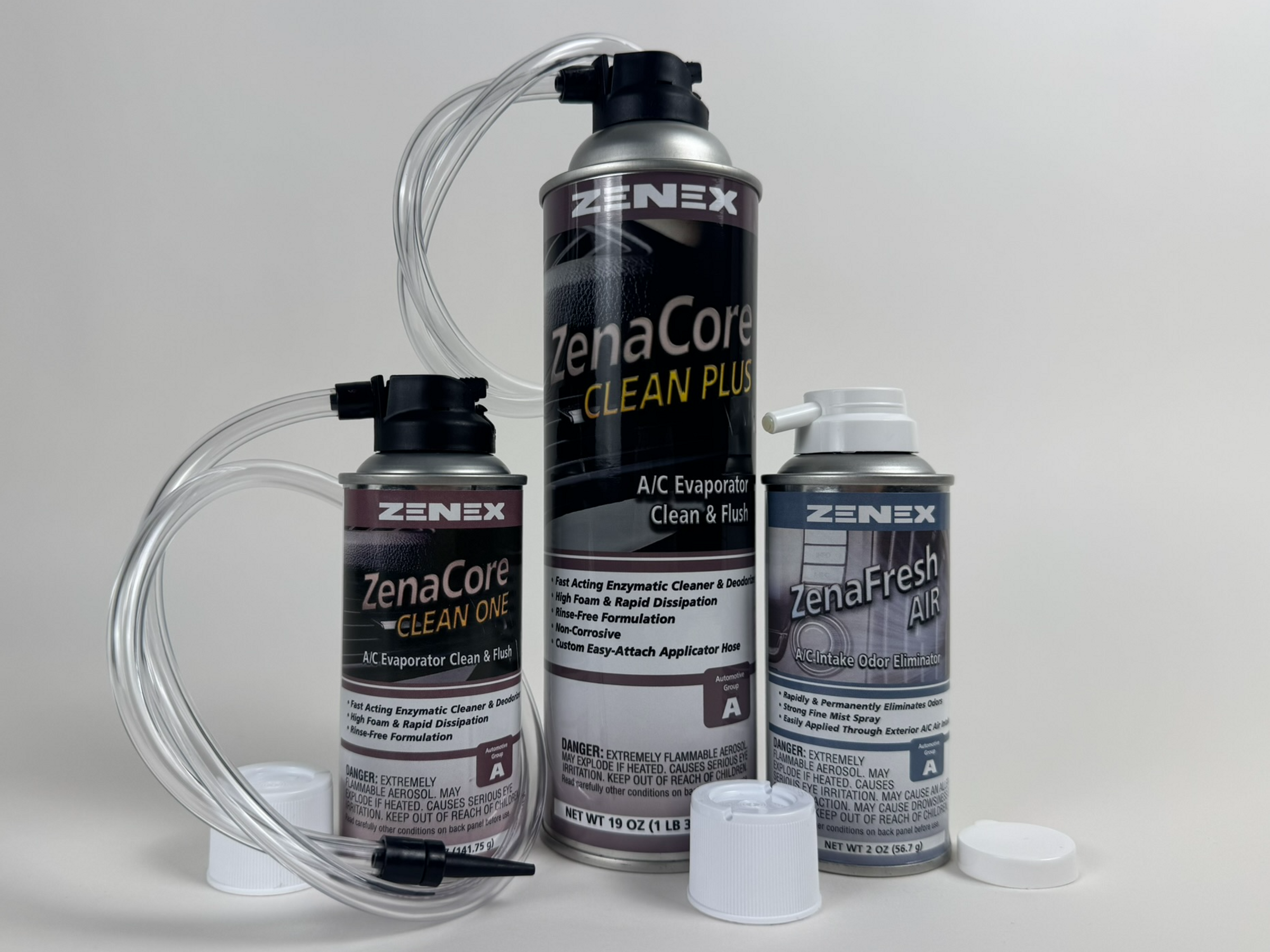 Enzymatic Auto A/C Evaporator Clean & Flush and Odor Neutralizer