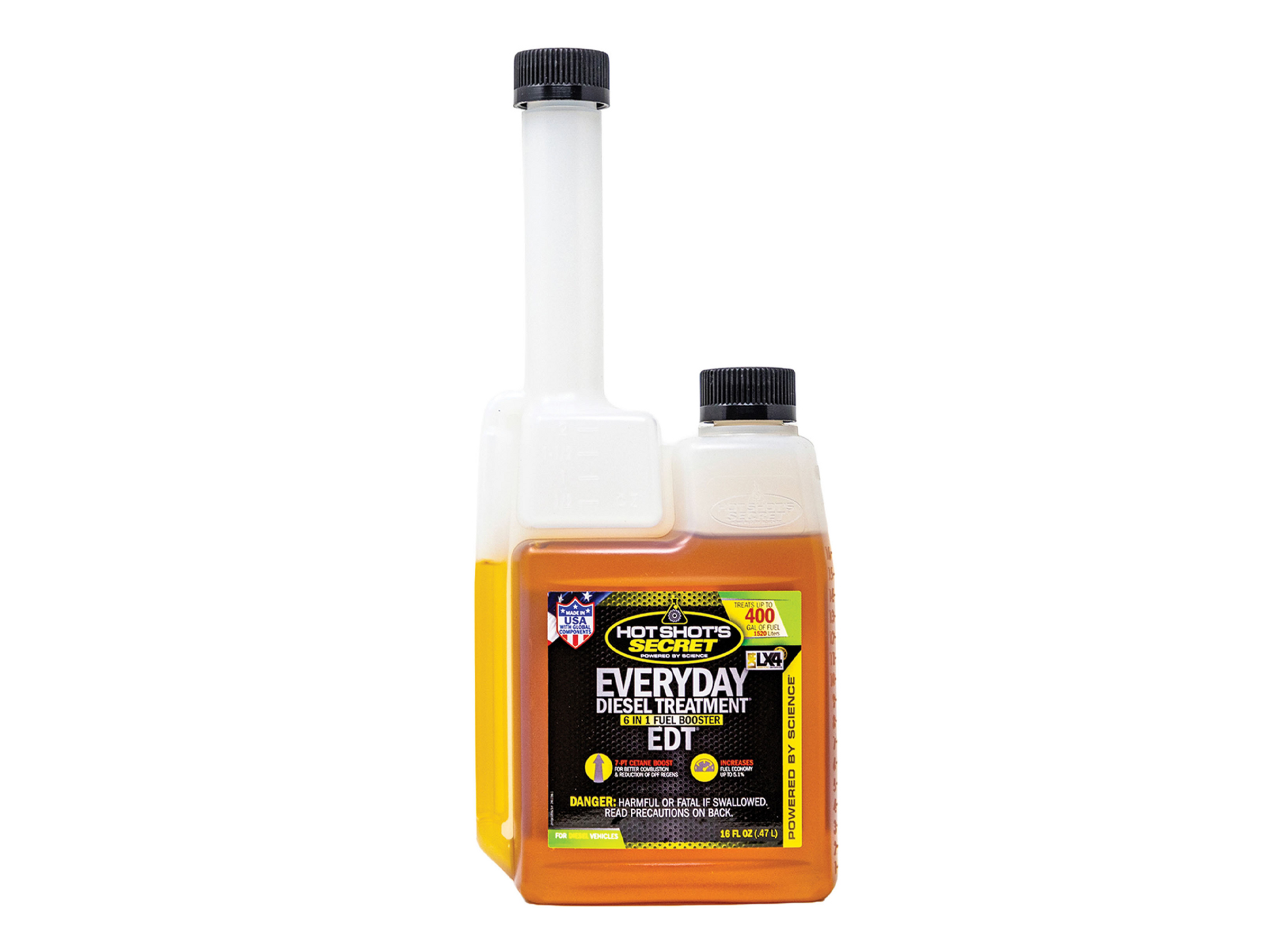 Everyday Diesel Treatment easy to use 16oz twin-neck bottle