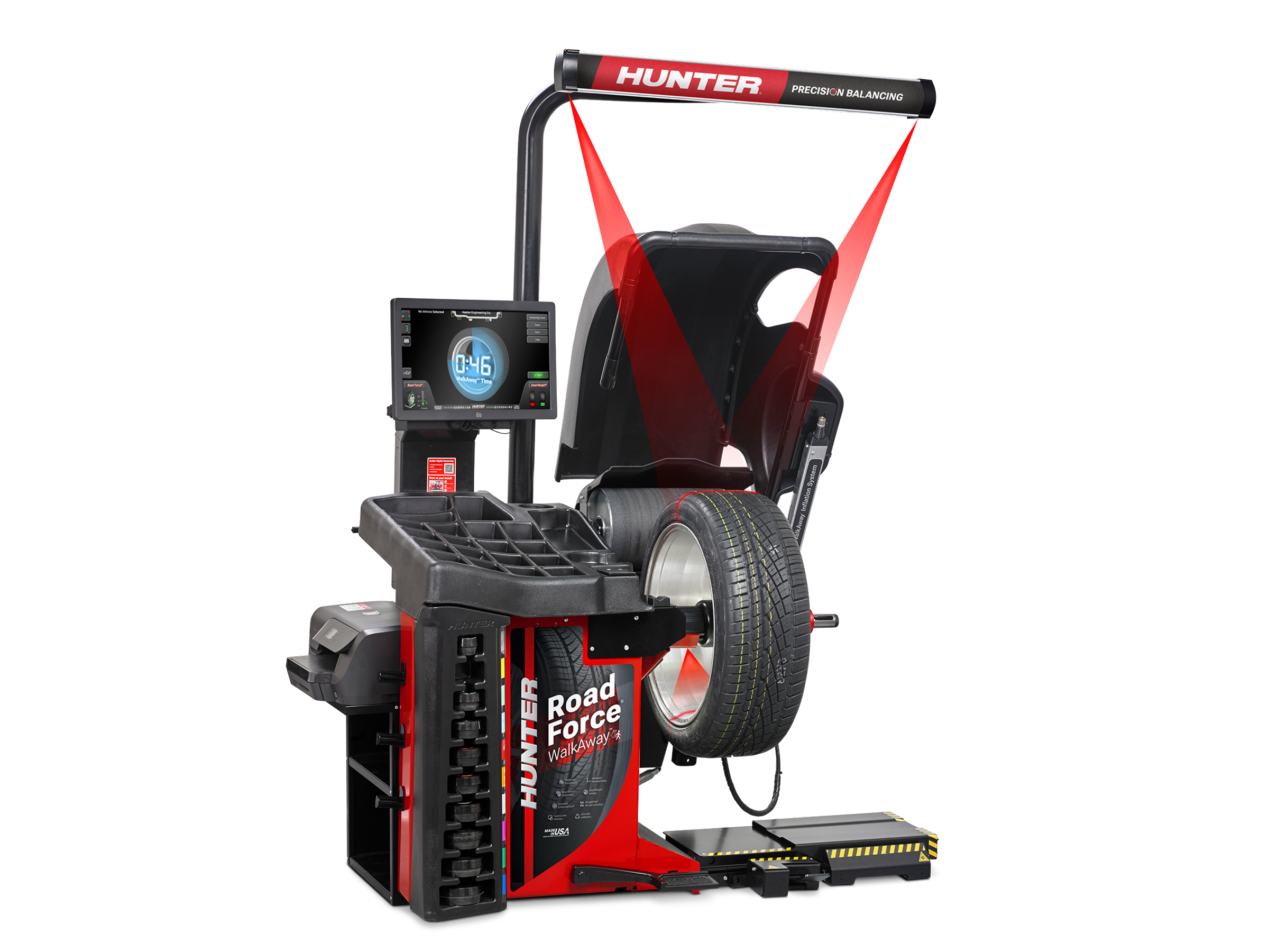 Hunter Road Force® WalkAway™ Wheel Balancer