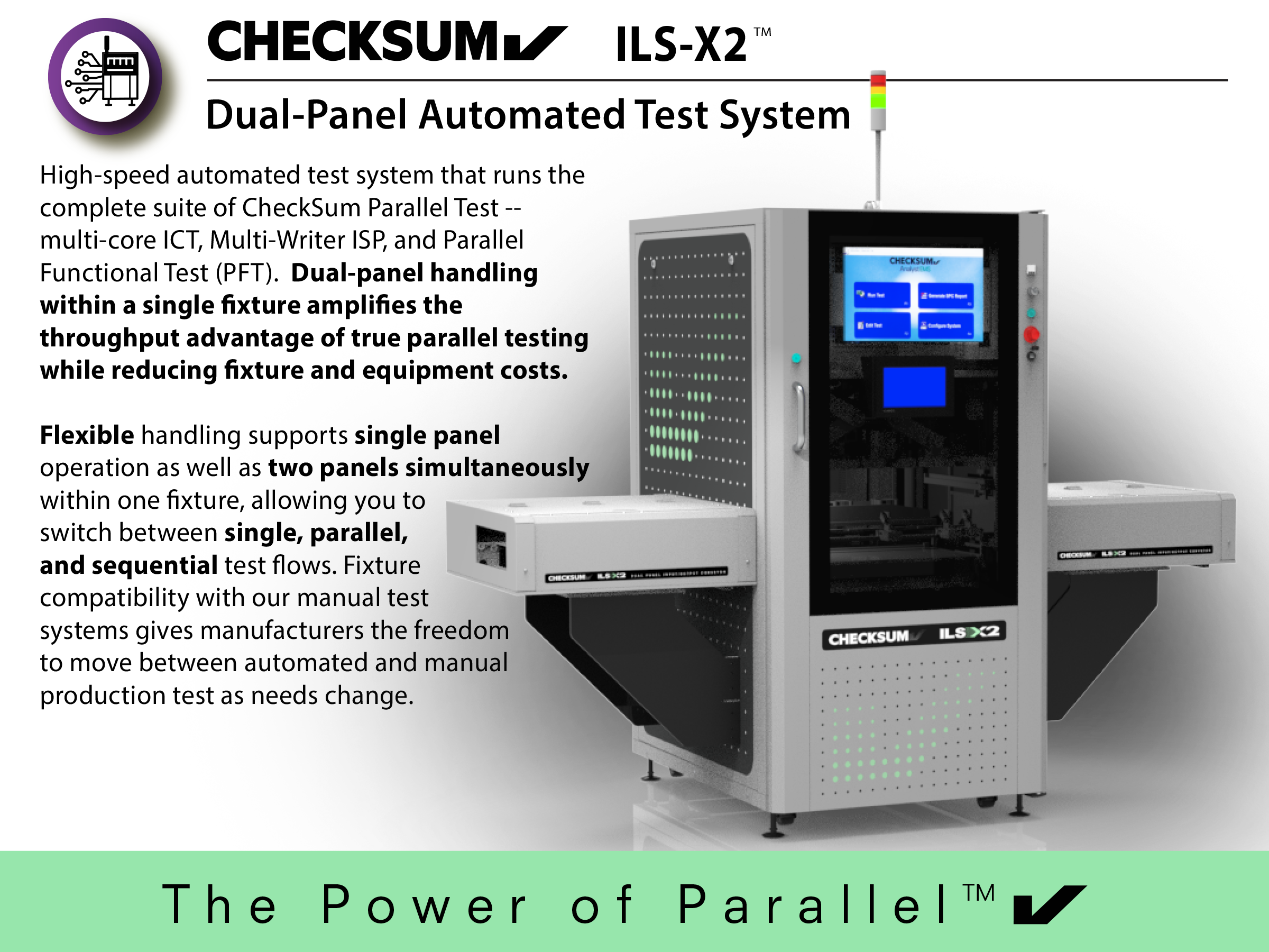 ILS-X2 Dual-Panel Automated Test System
