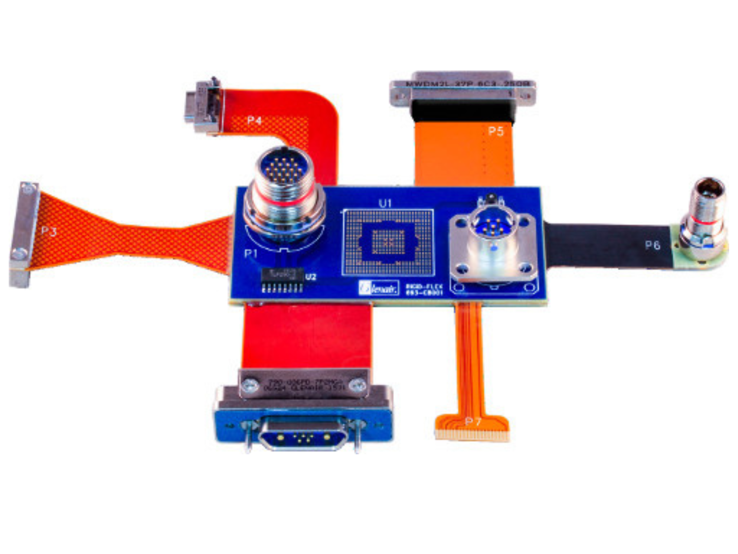 Turnkey Connectorized Flex, Rigid Flex, and Rigid PCB Assemblies