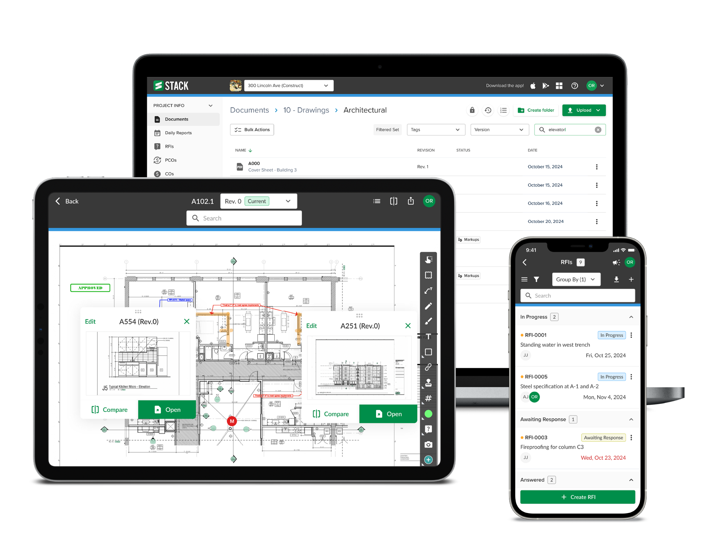 Construction Plan Viewer & Field App