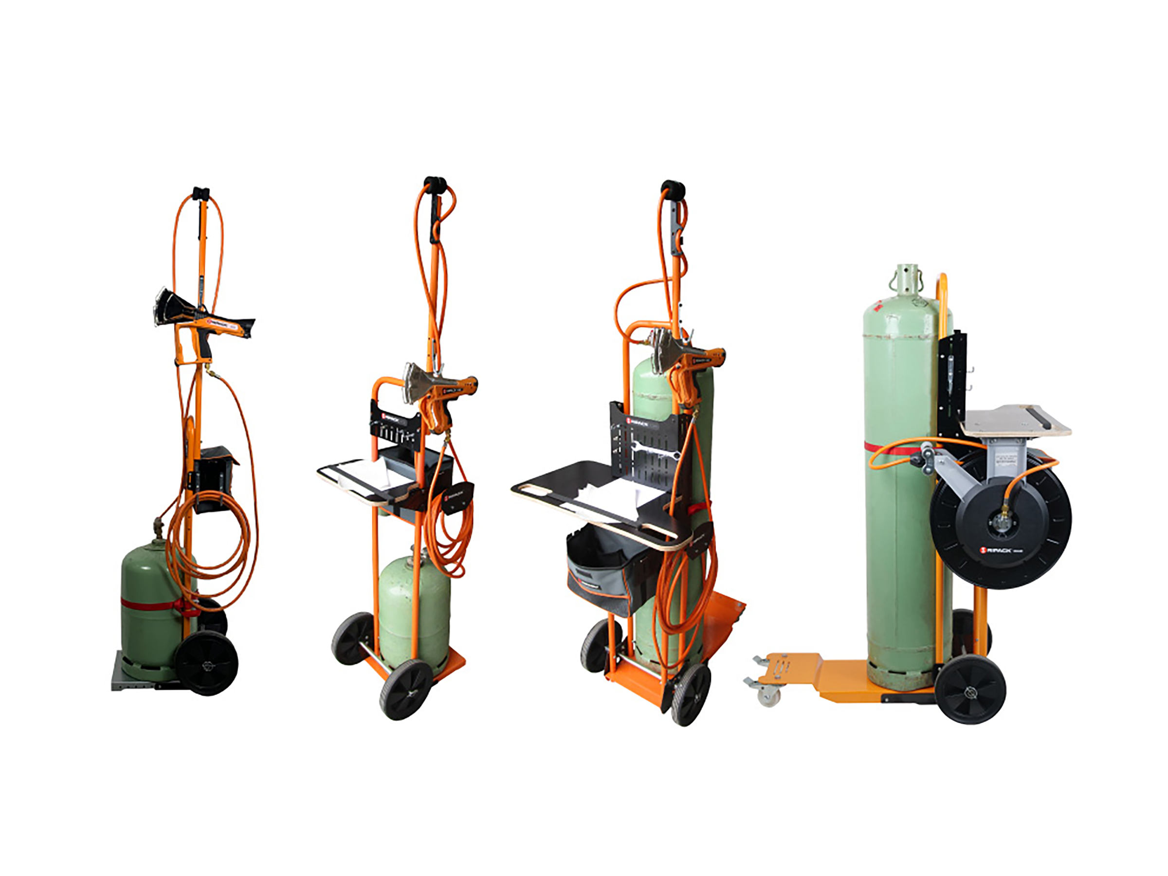 Gas bottle trolley