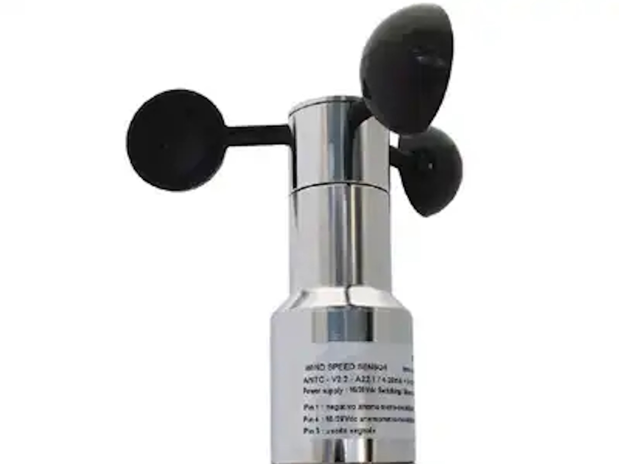 Anemometers, vane or cup style, measure wind speed/direction