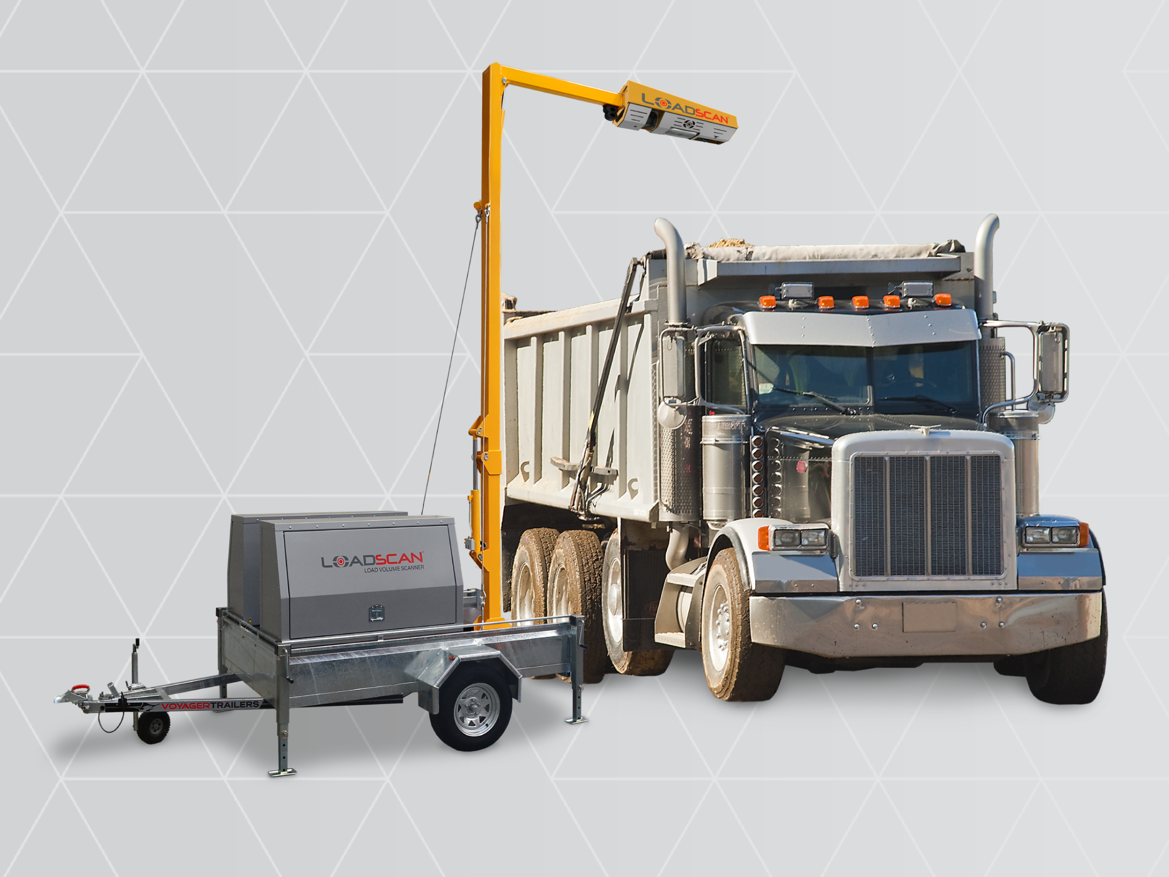 Trailer Mounted Mobile Load Volume Scanner