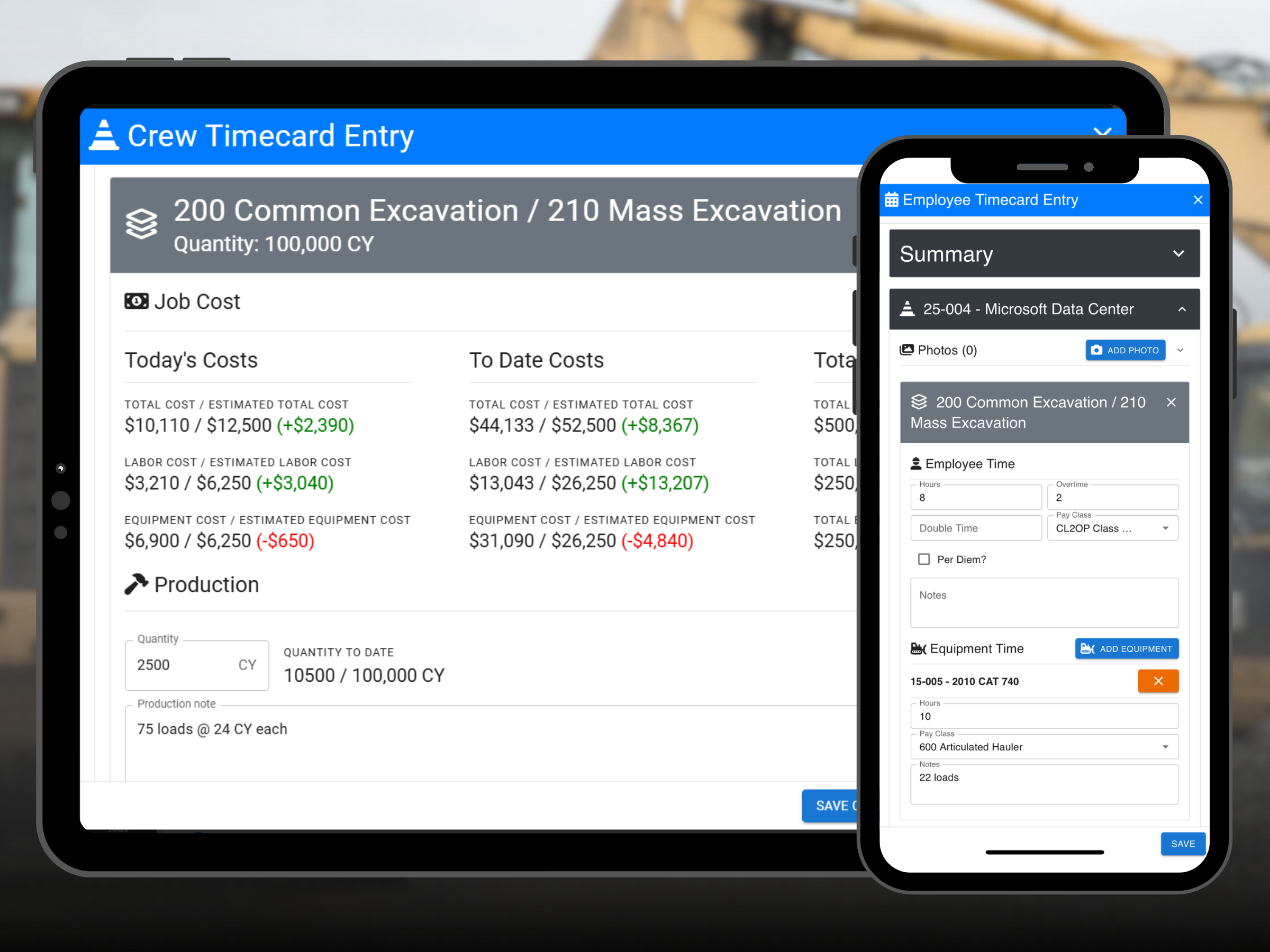 TimeVO - Auto-Populated Field Employee Timecards