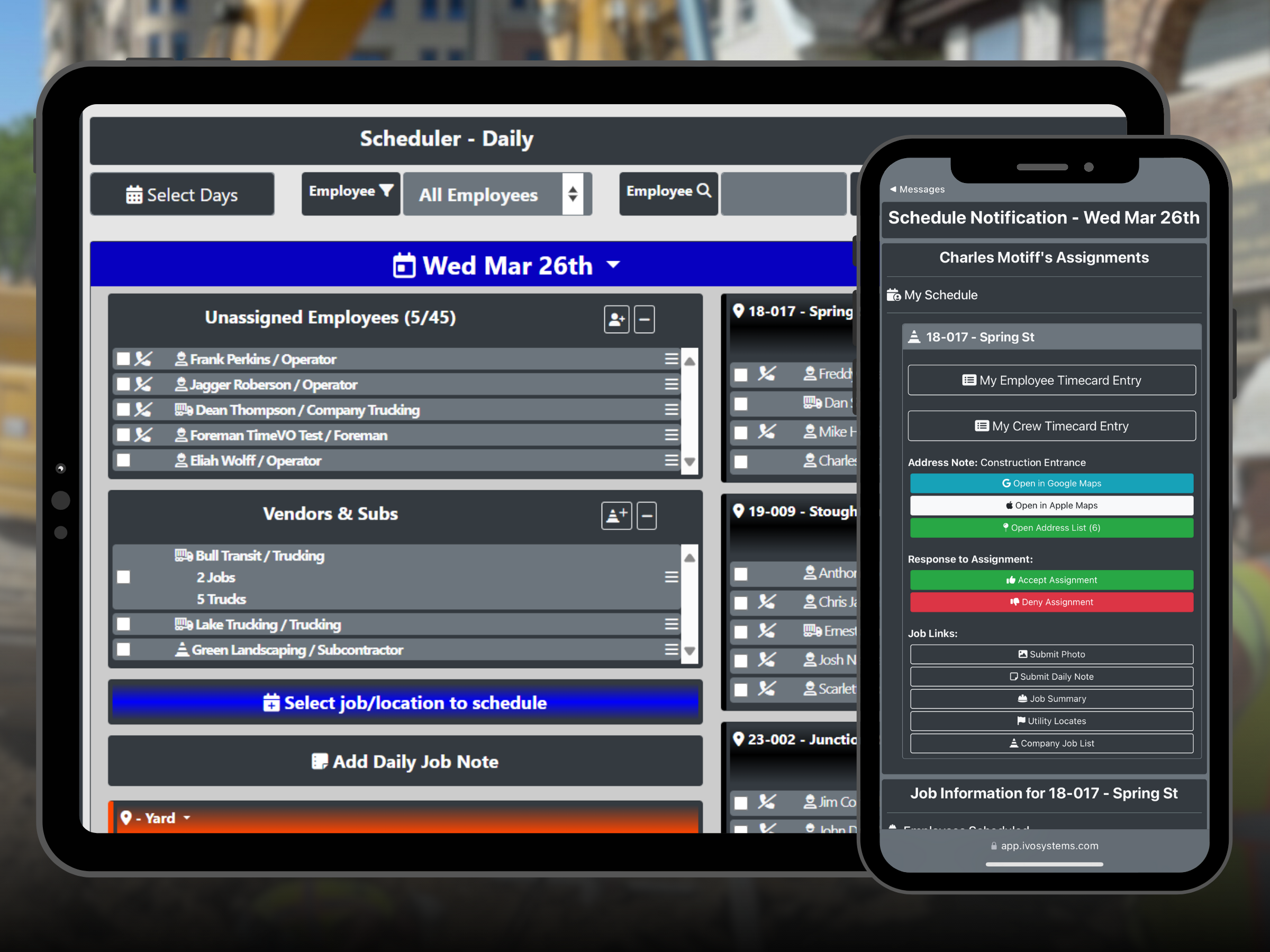 ScheduleVO - Employee Scheduling with Interactive Text Messages