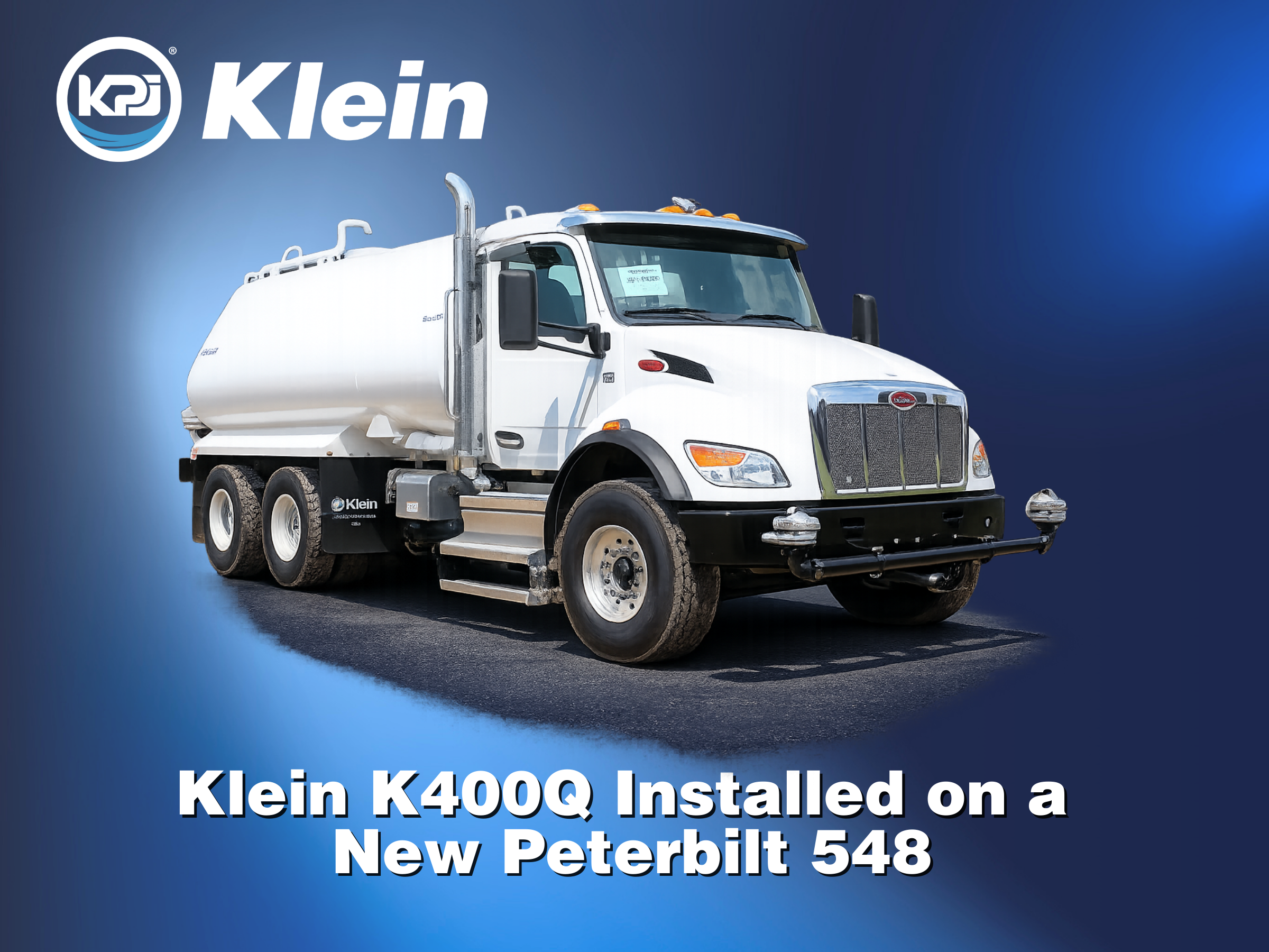 Klein K400 Installed on a New Peterbilt 548