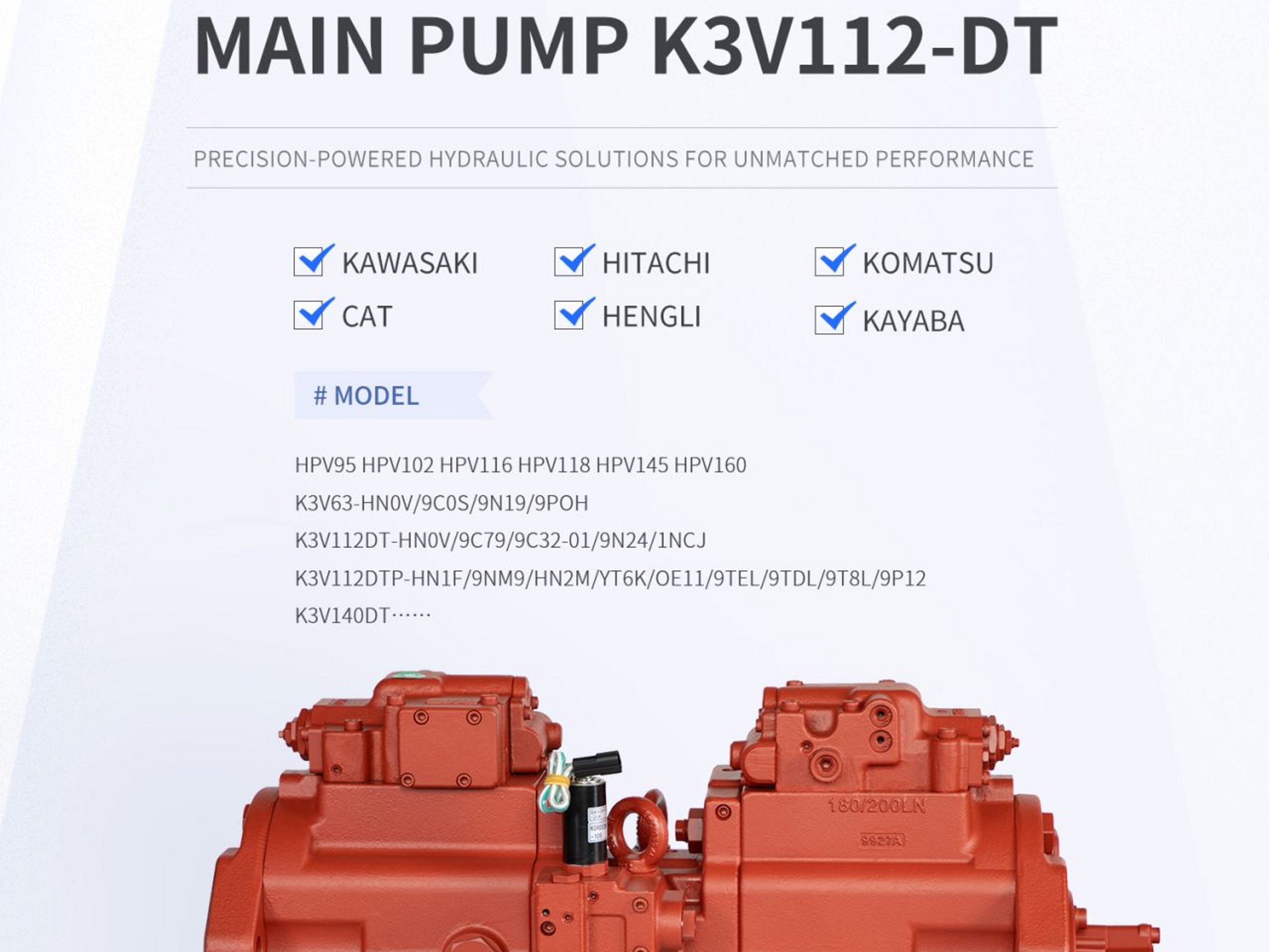 MAIN PUMP K3V112