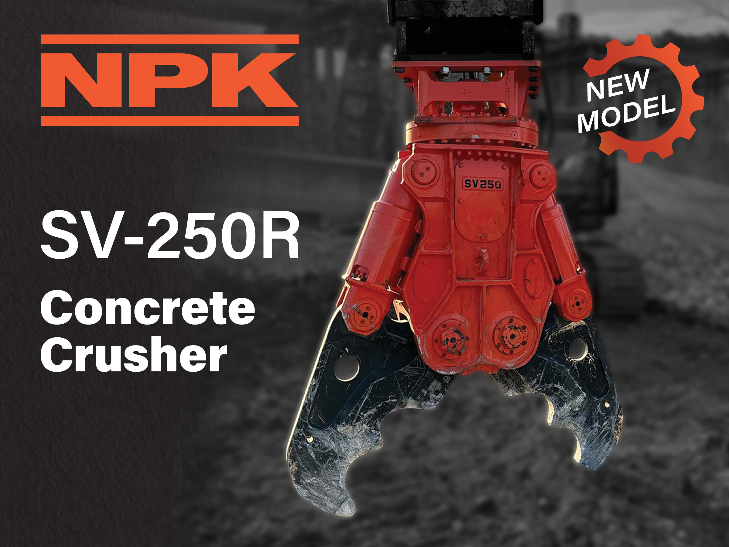 NEW NPK SV-250R CONCRETE CRUSHER