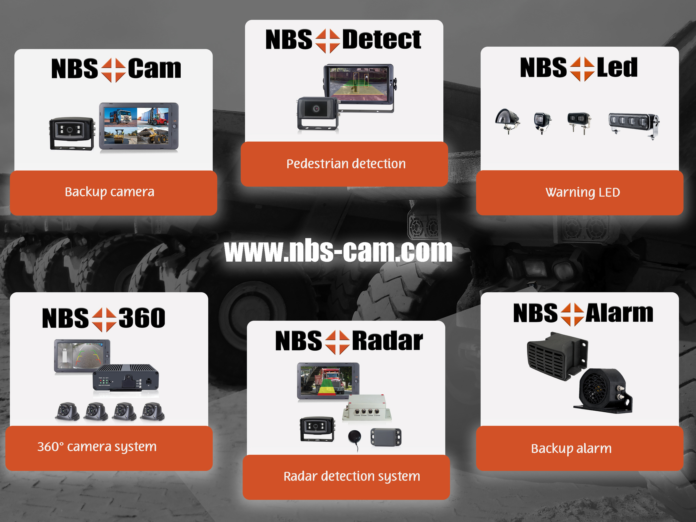 Backup camera, pedestrian and radar detection systems
