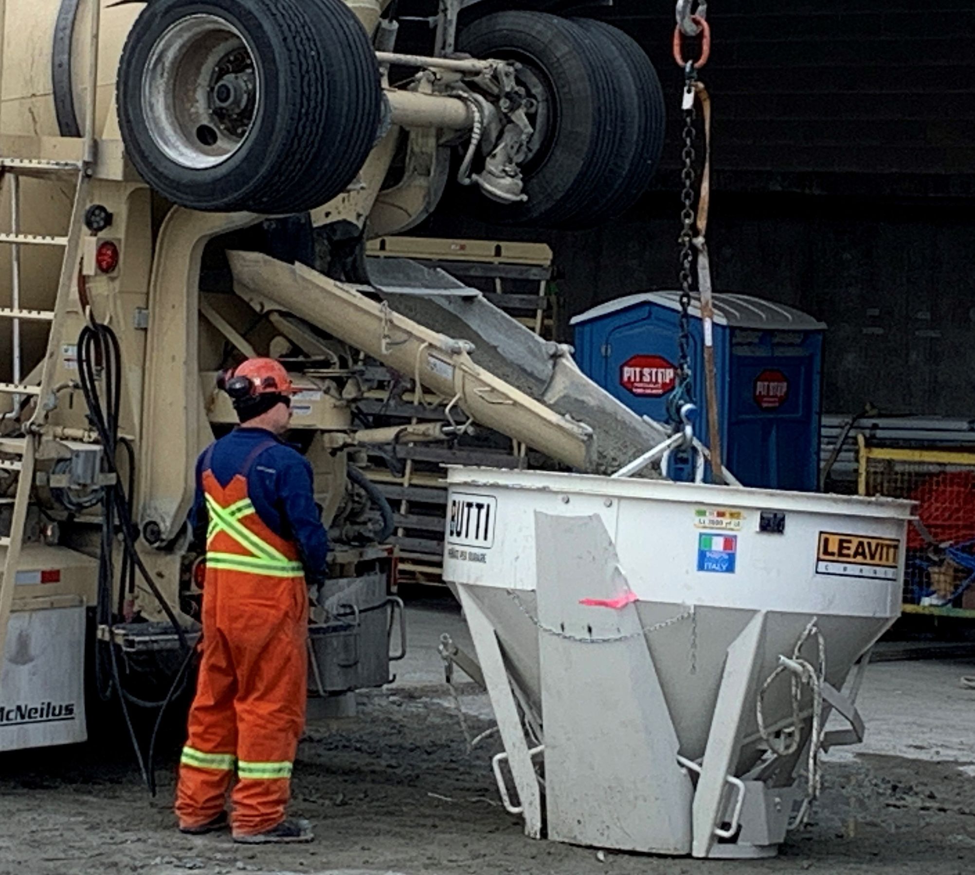 Low Boy Concrete Bucket