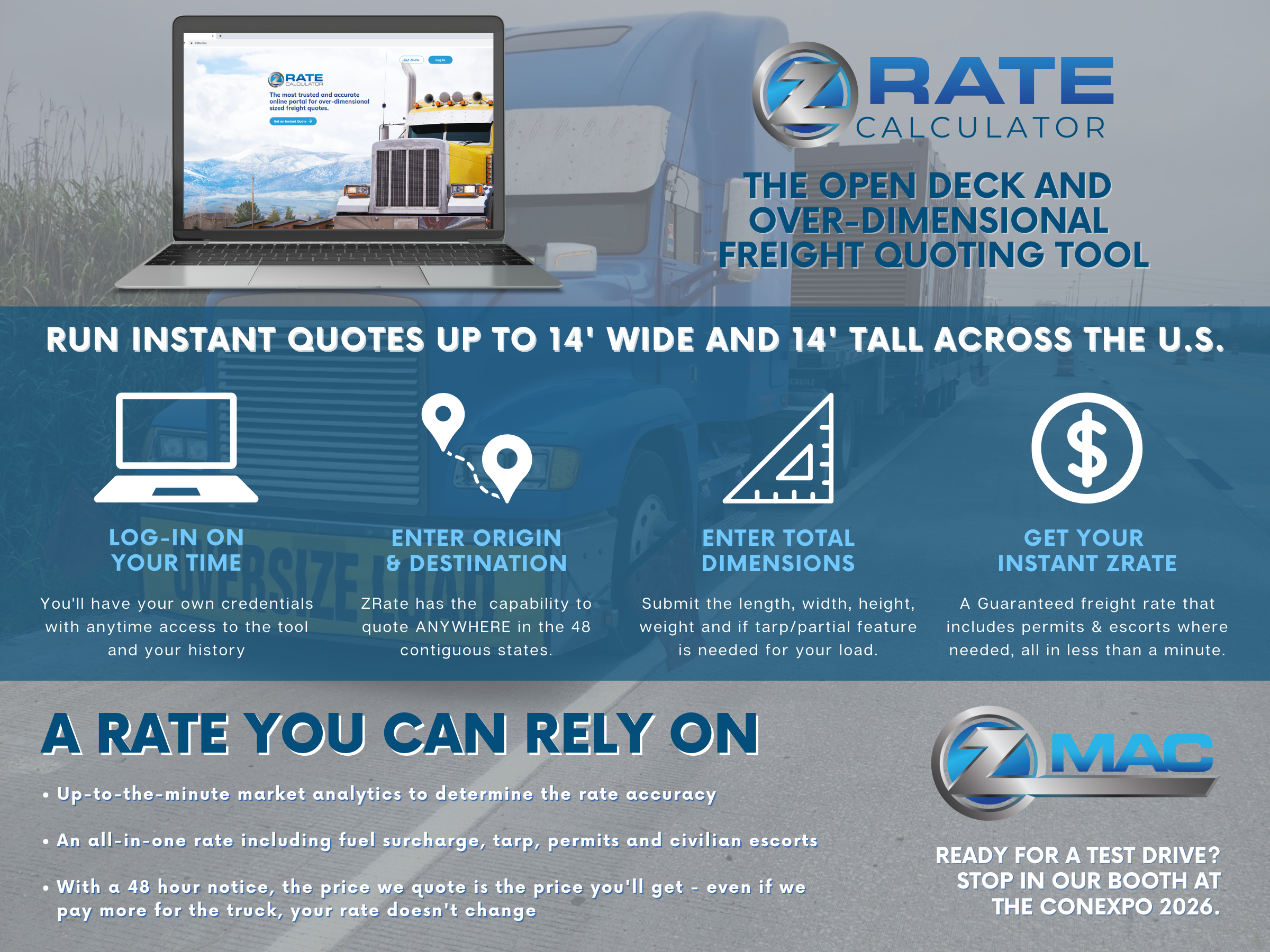 See how YOU can get access to instant, oversized freight rates!