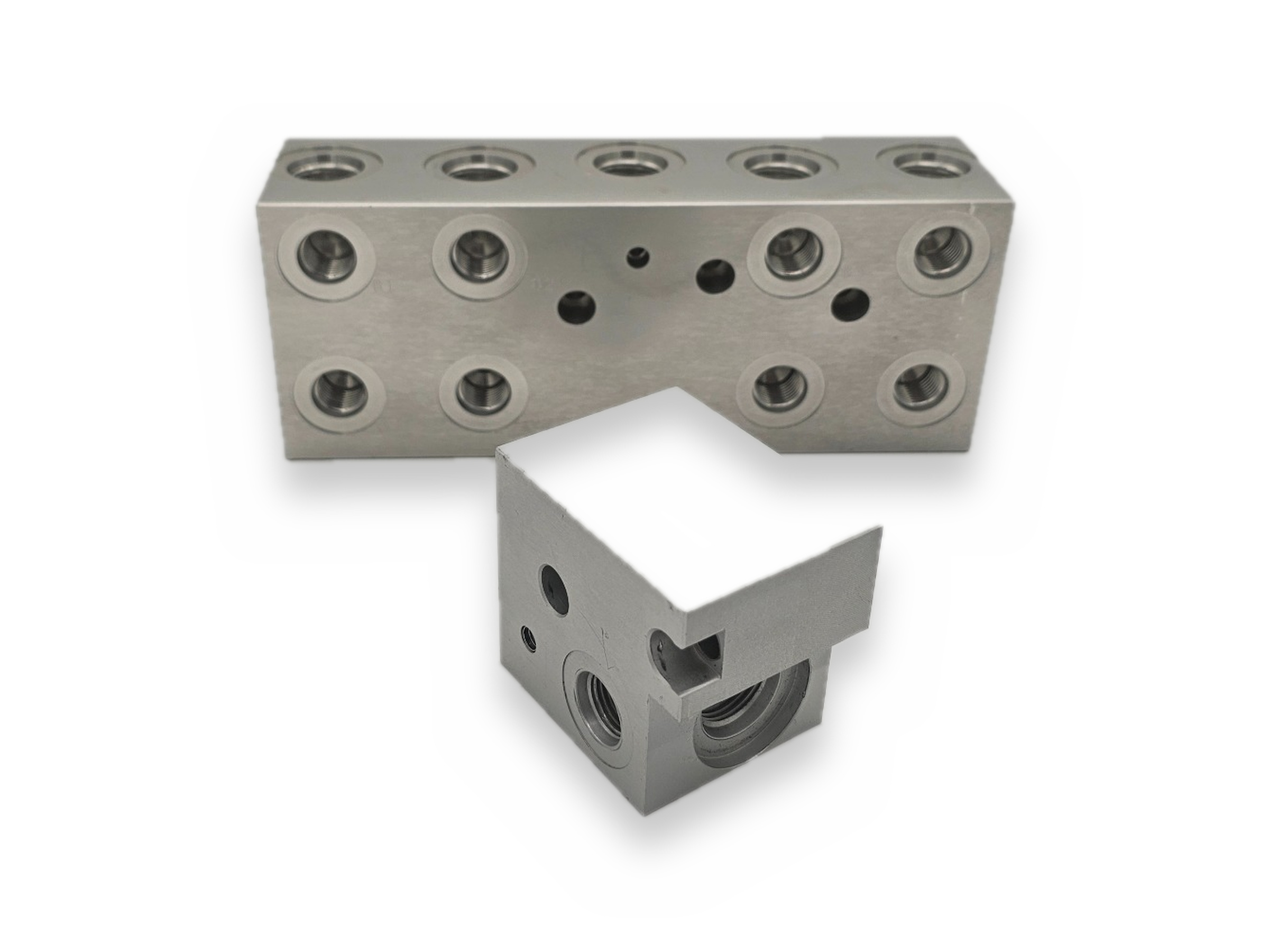 LHV Aluminum & Ductile Iron Hydraulic Manifolds for High Pressure