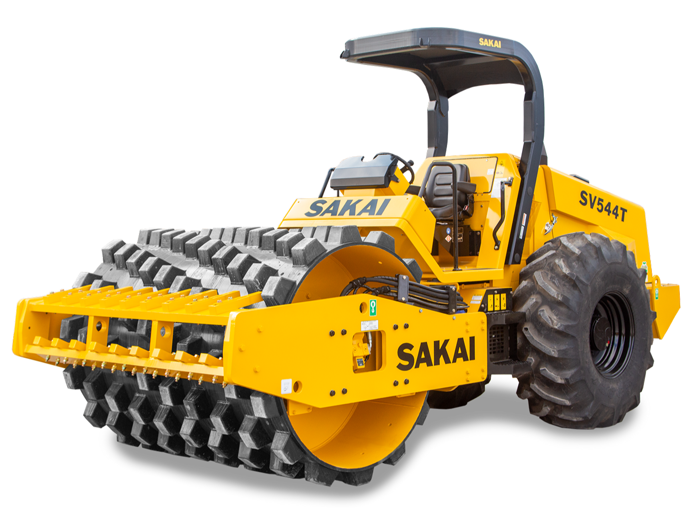 SAKAI SV544T 84" Padfoot 12.5 Ton Vibratory Soil Compactor