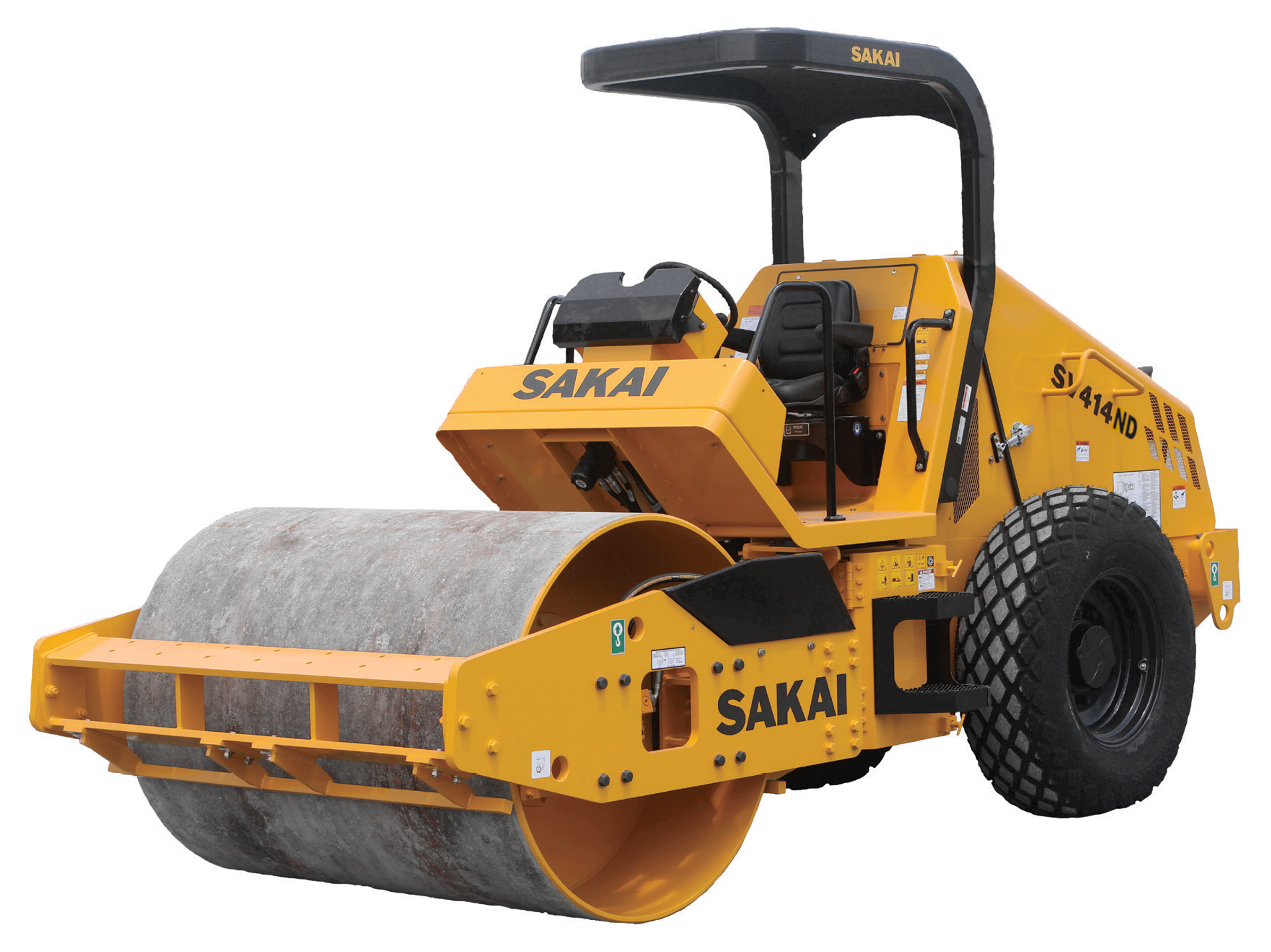 SV414ND 67" 8-ton Soil Compactor w/ Gear-Driven Oscillation
