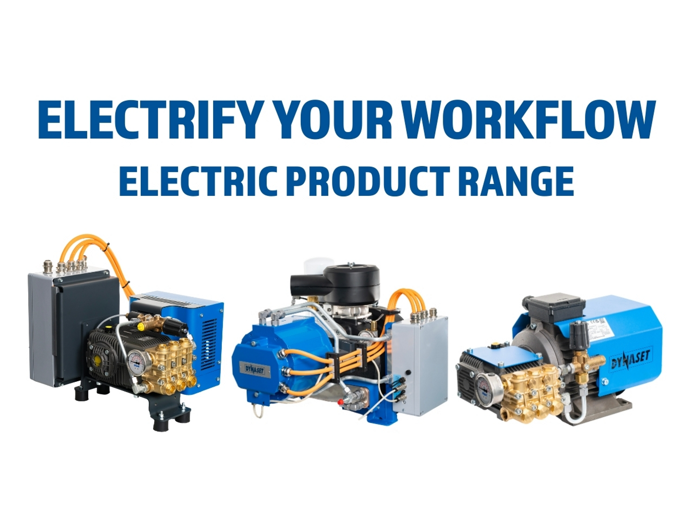 DYNASET Electric Product Range for Mobile Machinery