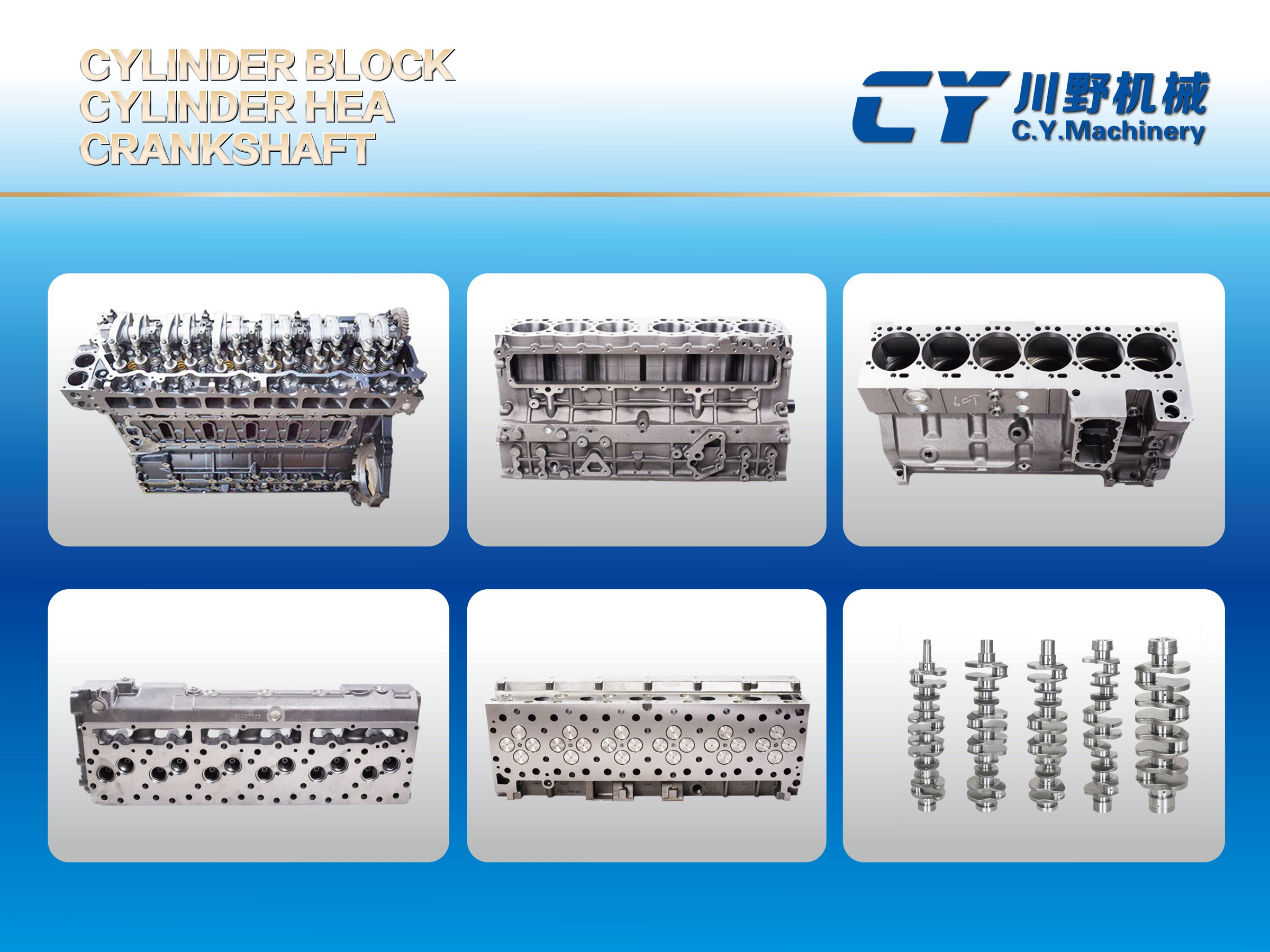 Cylinder Head/ Cylinder Block/ Crankshaft