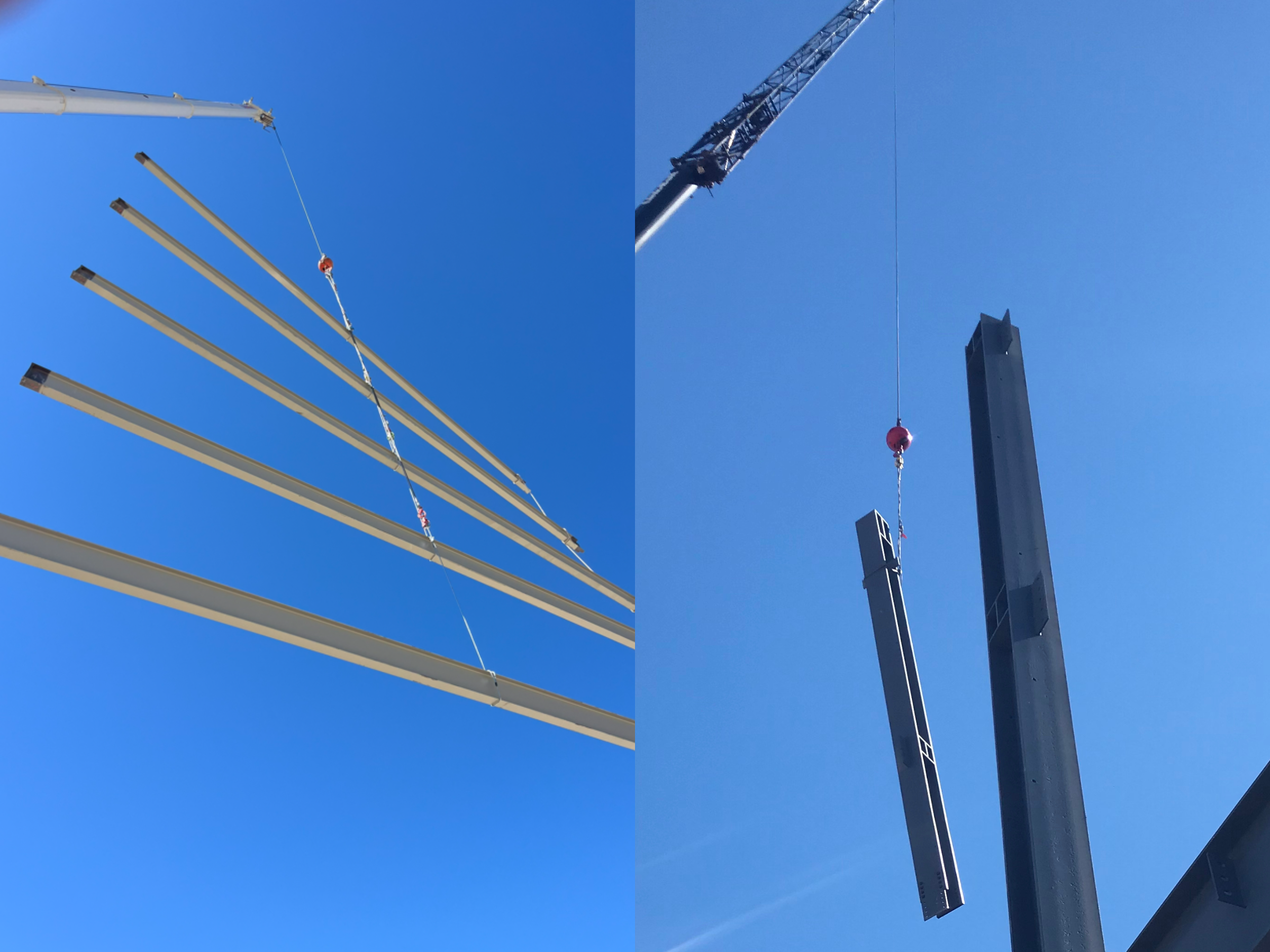 Unhook steel columns, joists, beams, purlins, girts, etc remotely