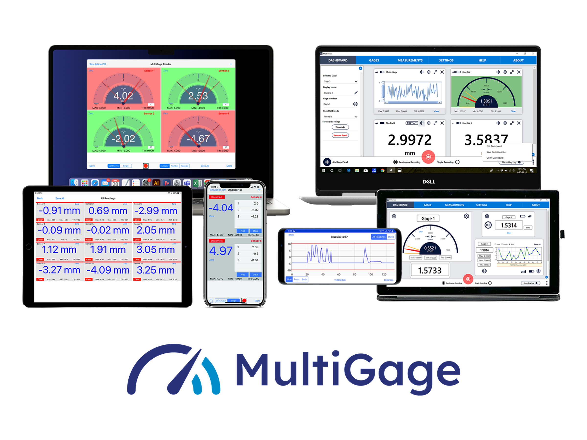 MultiGage: Advanced Wireless Measurement Software