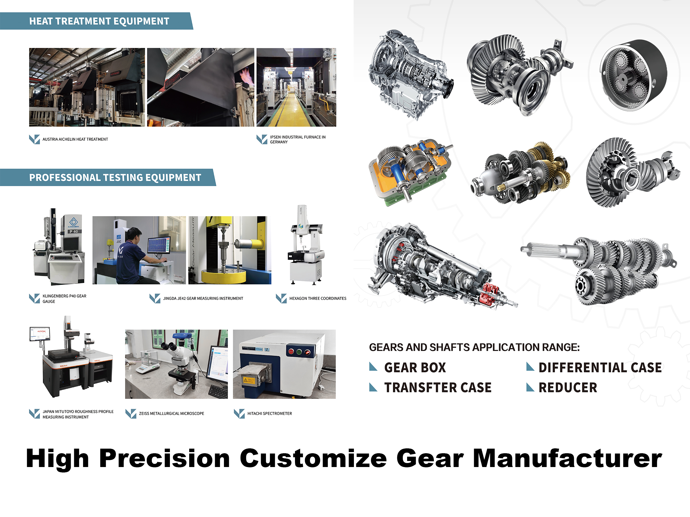 High precision customize transmission gear manufacturer