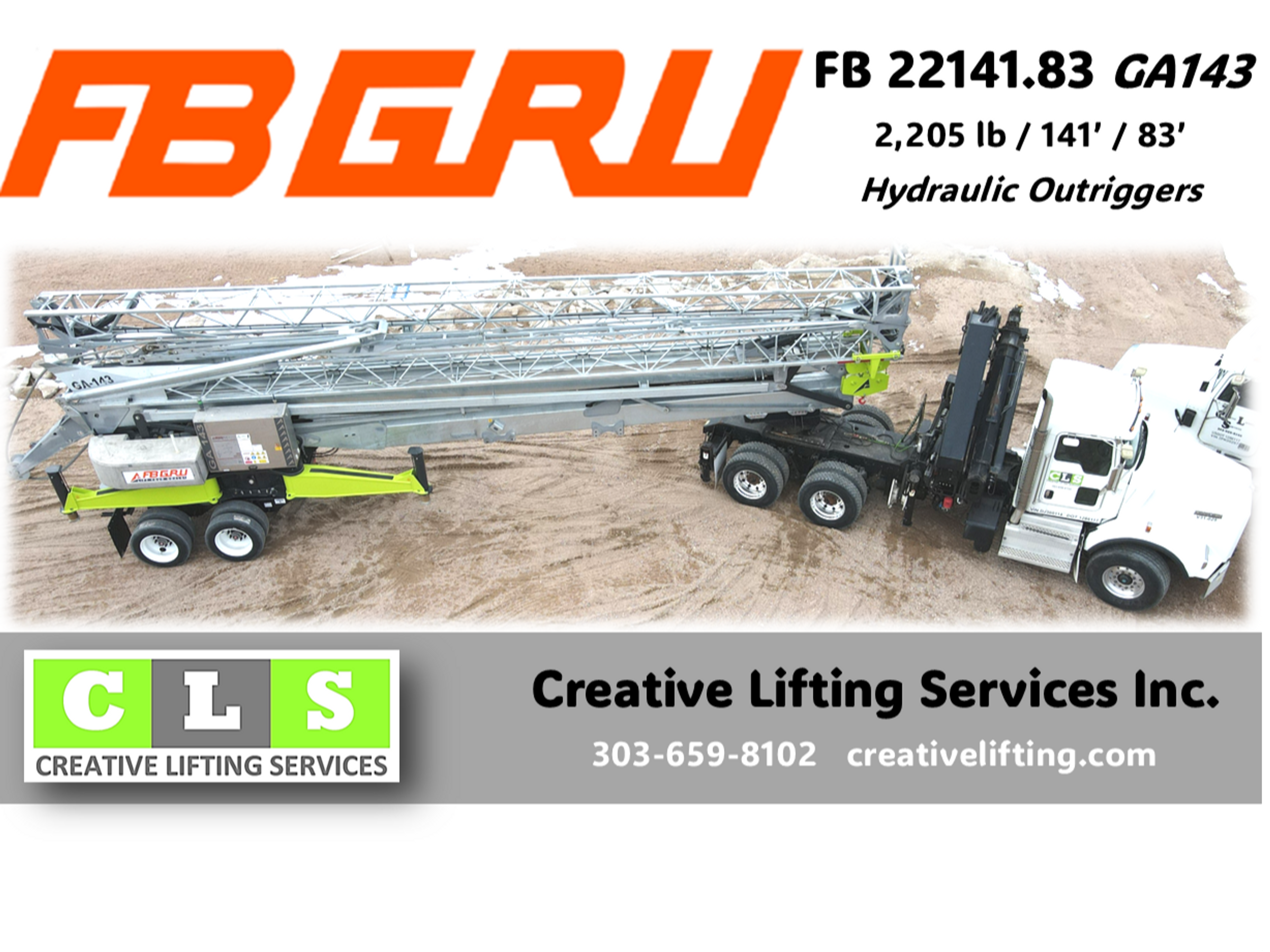 FB Gru - Self-Erecting Cranes