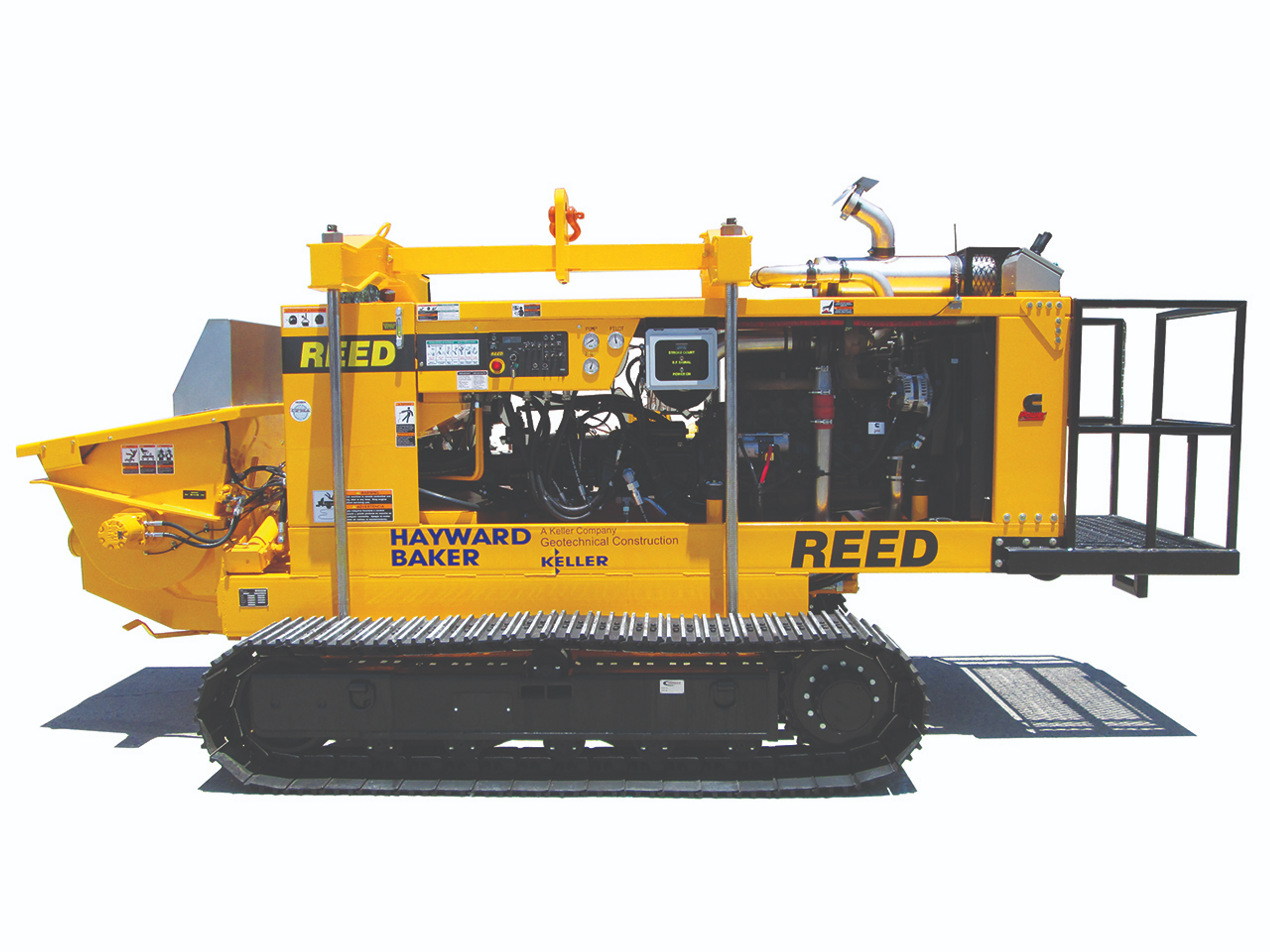 REED Track Mounted Crawler Concrete and Shotcrete Pumps