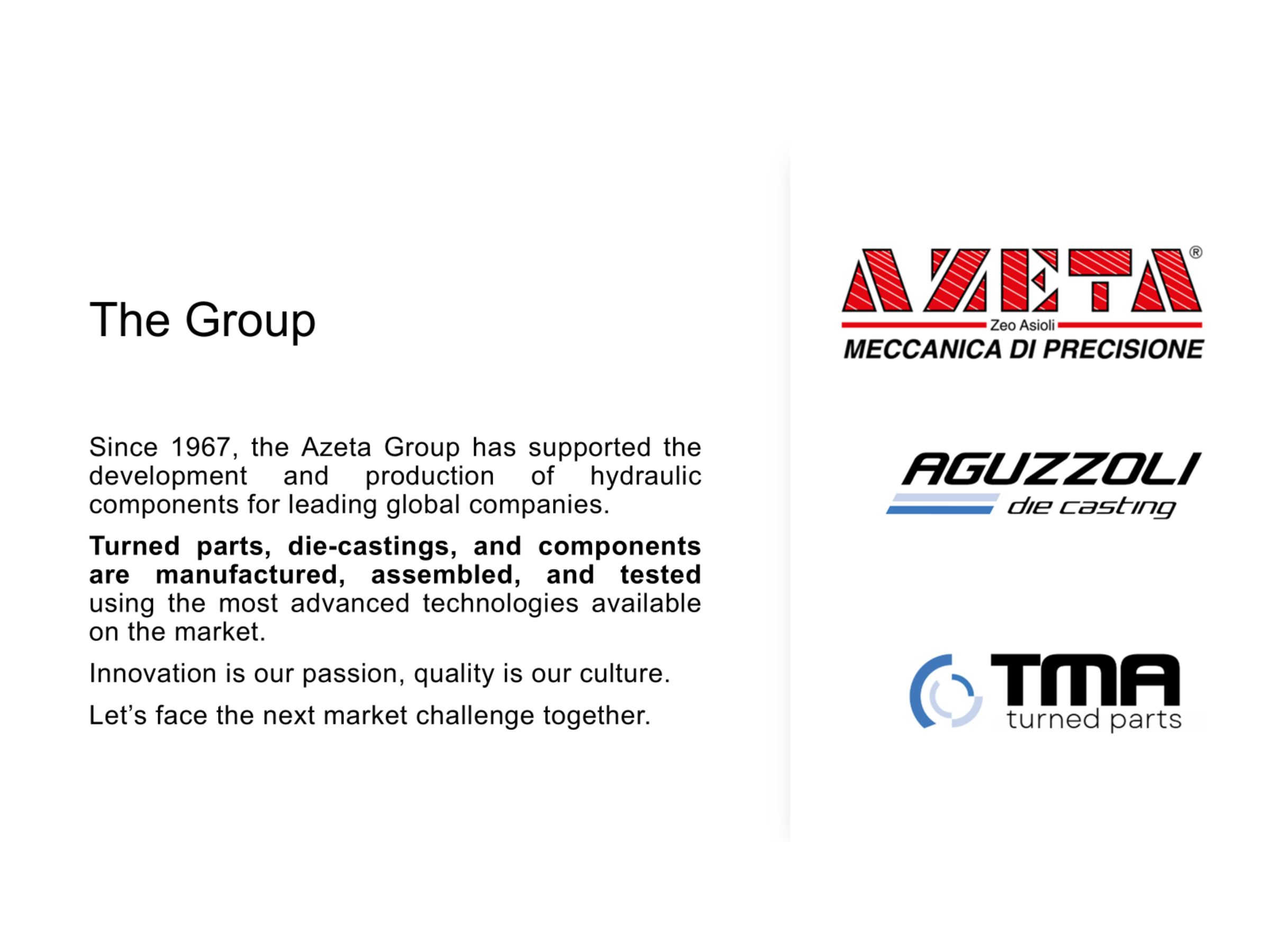 Azeta Group – Your Partner in High-Precision Turning and Die Cast