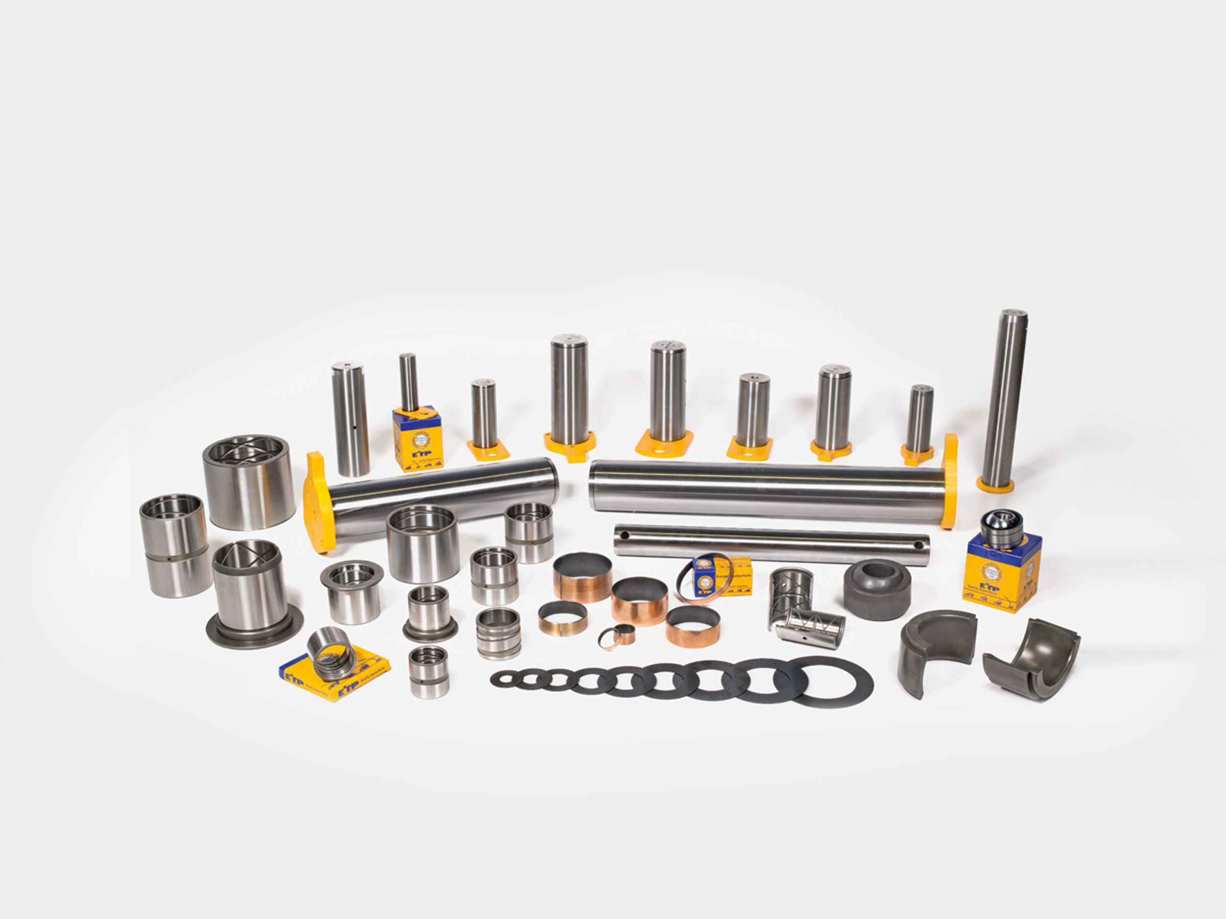 Alternative Pins and Bushings for Komatsu machines