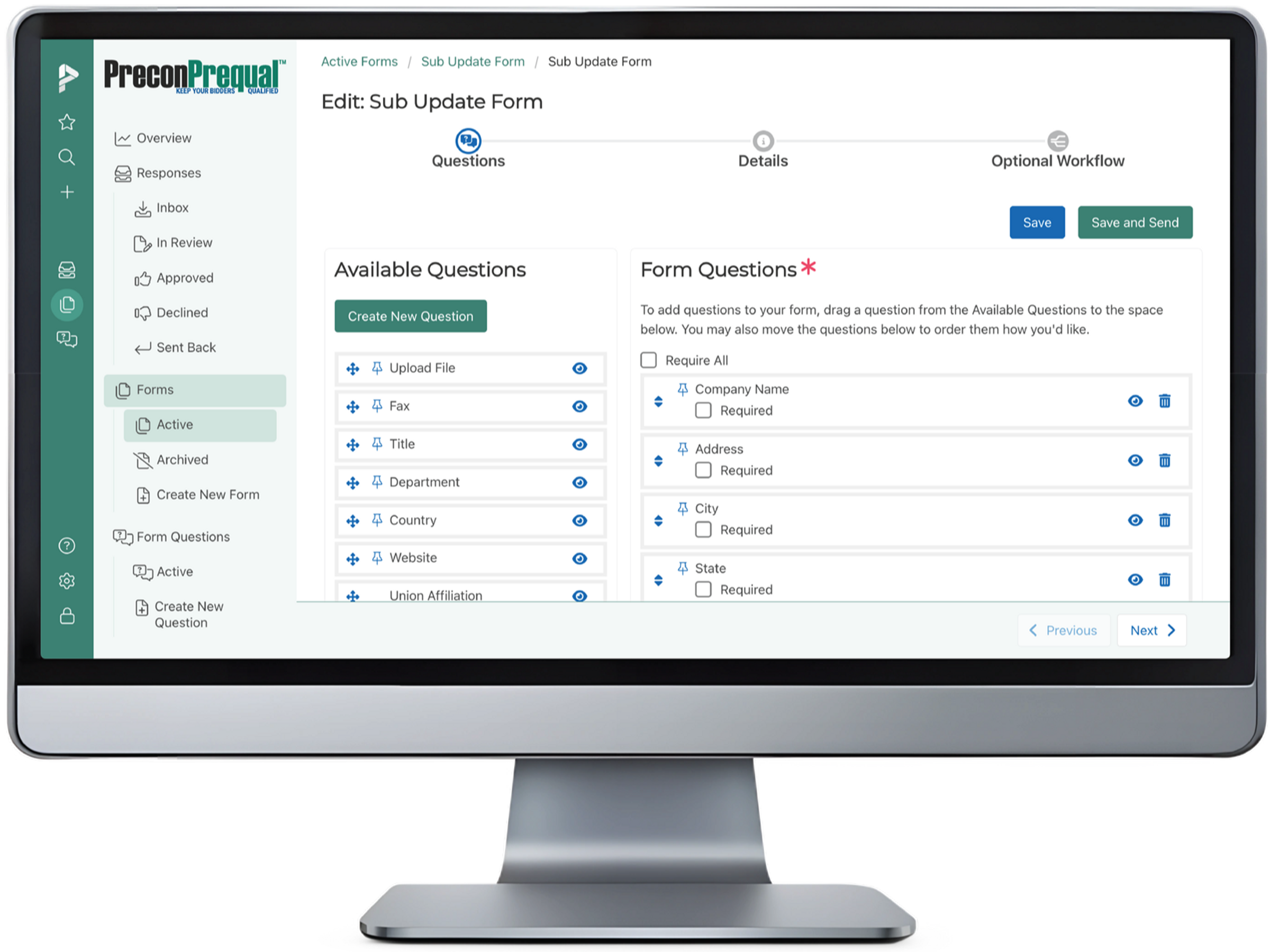 PreconPrequal - Prequalification Software