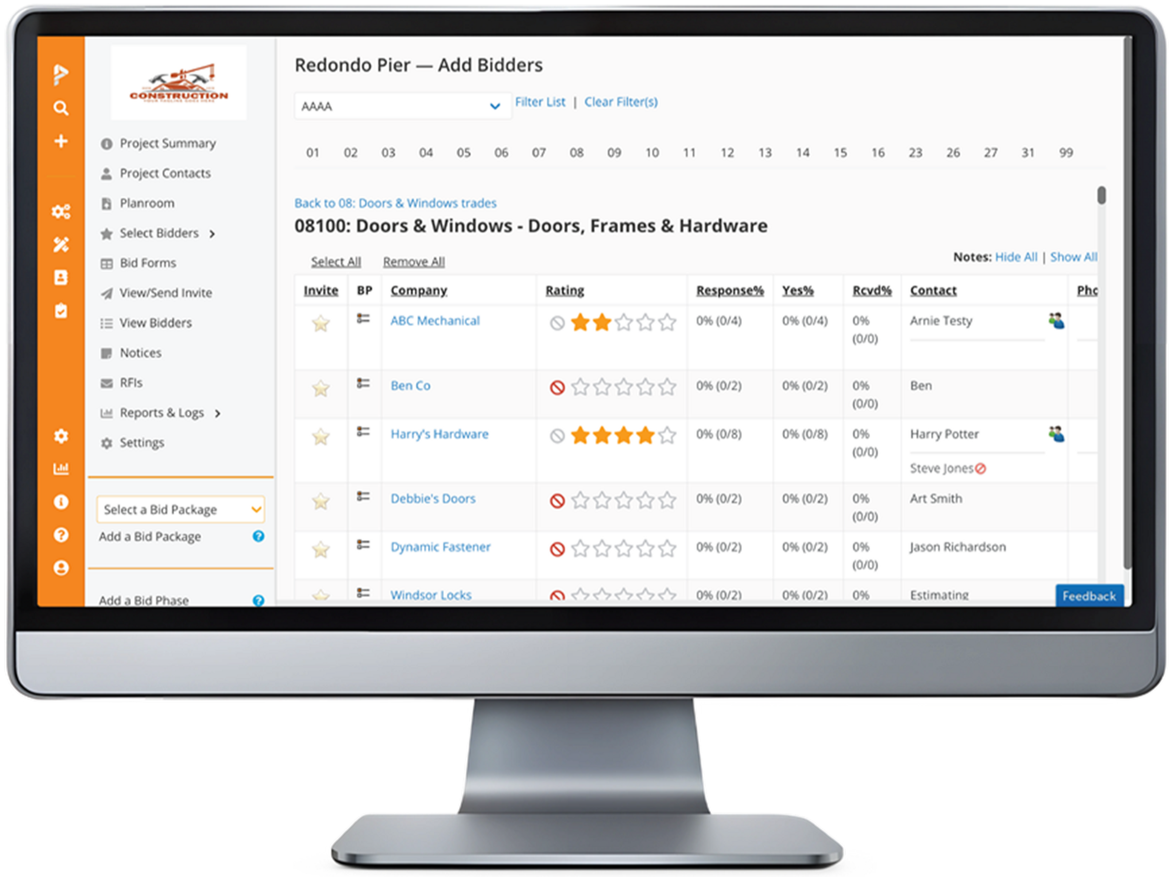 PreconRFQ - Bid Solicitation & Bid Management Software