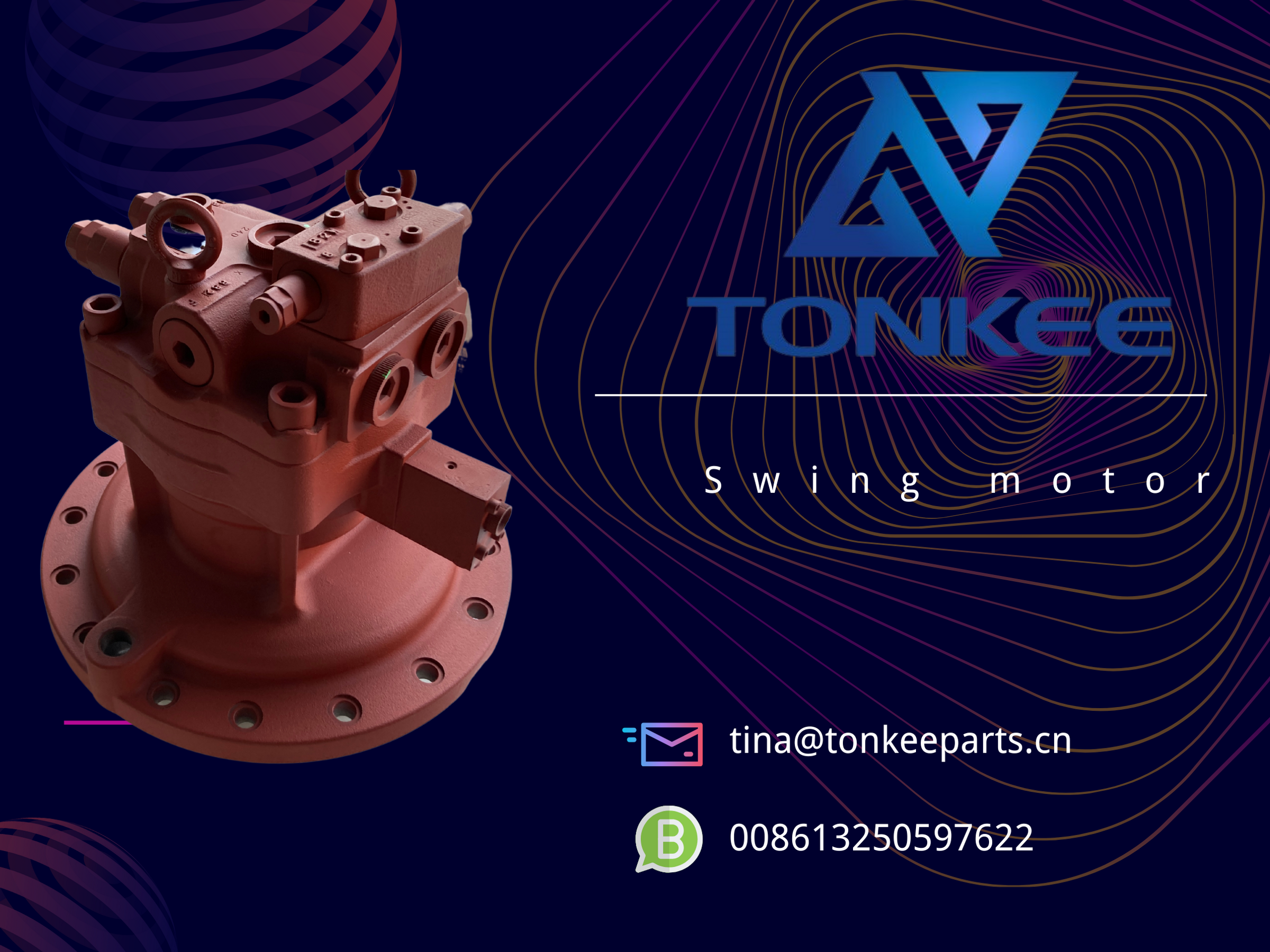 China OEM EC210B Swing Motor fit for Volvo Excavator