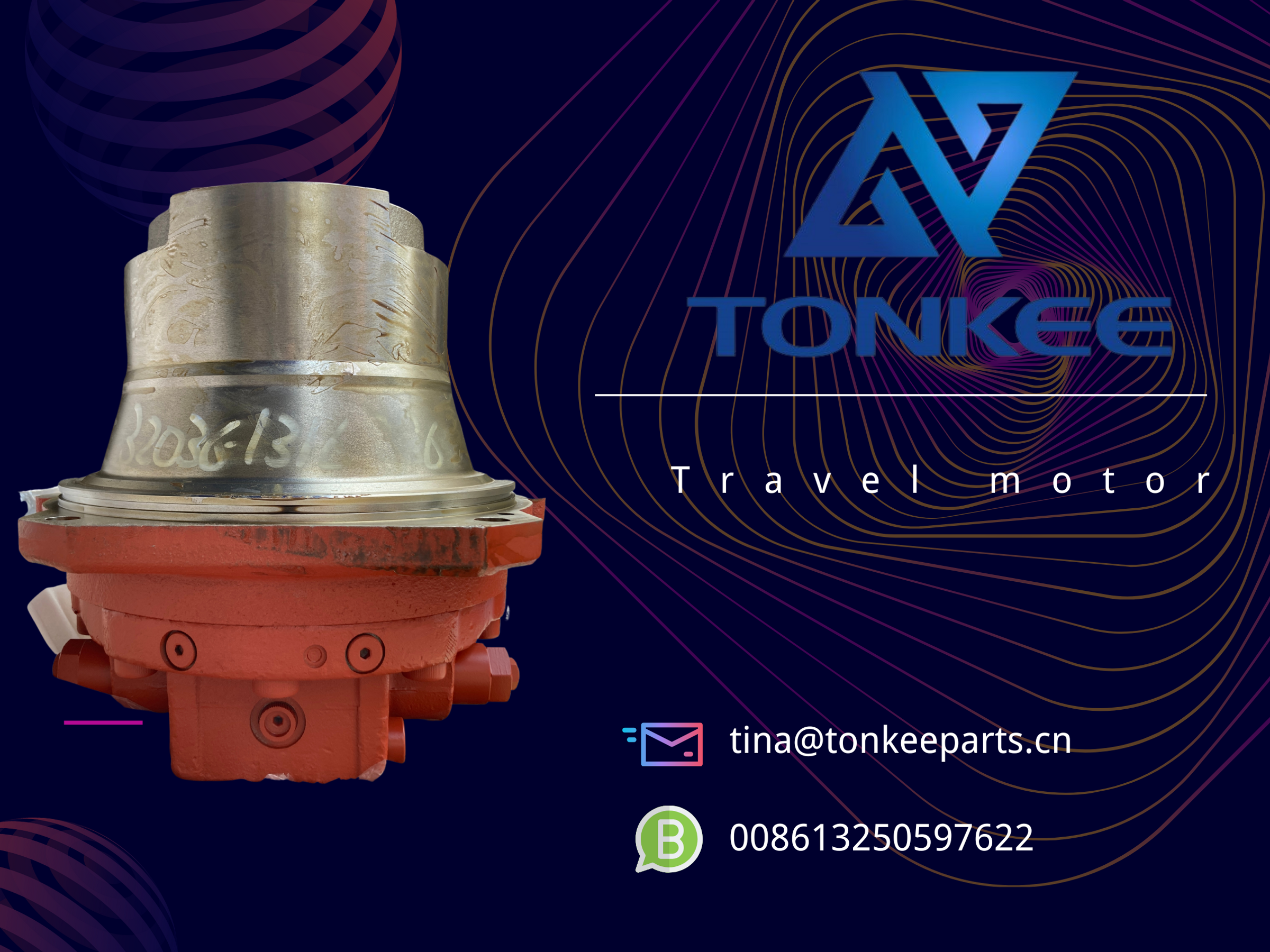 MSF-340VP-FL/EH Hydraulic Travel Motors