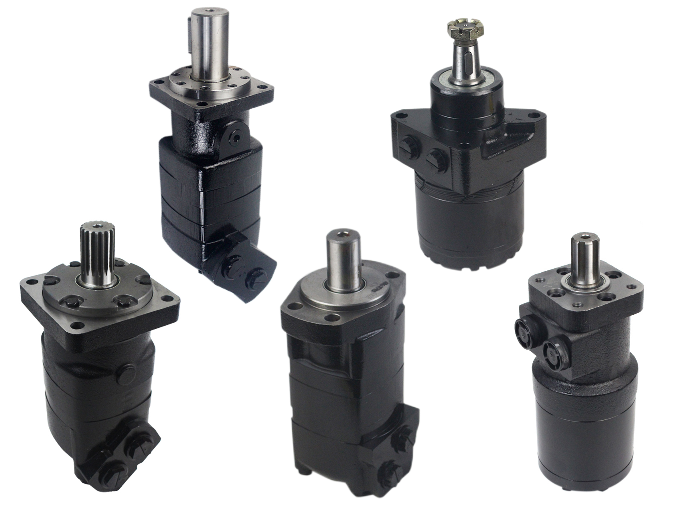 Hydraulic orbit motors