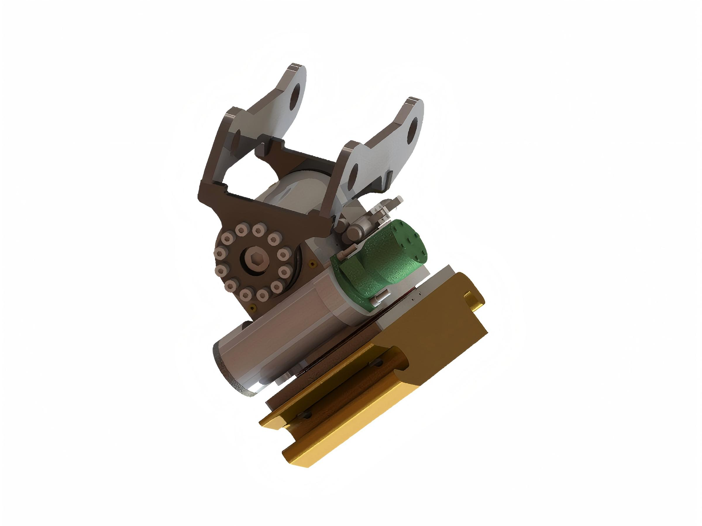 Tilt rotate quick coupler