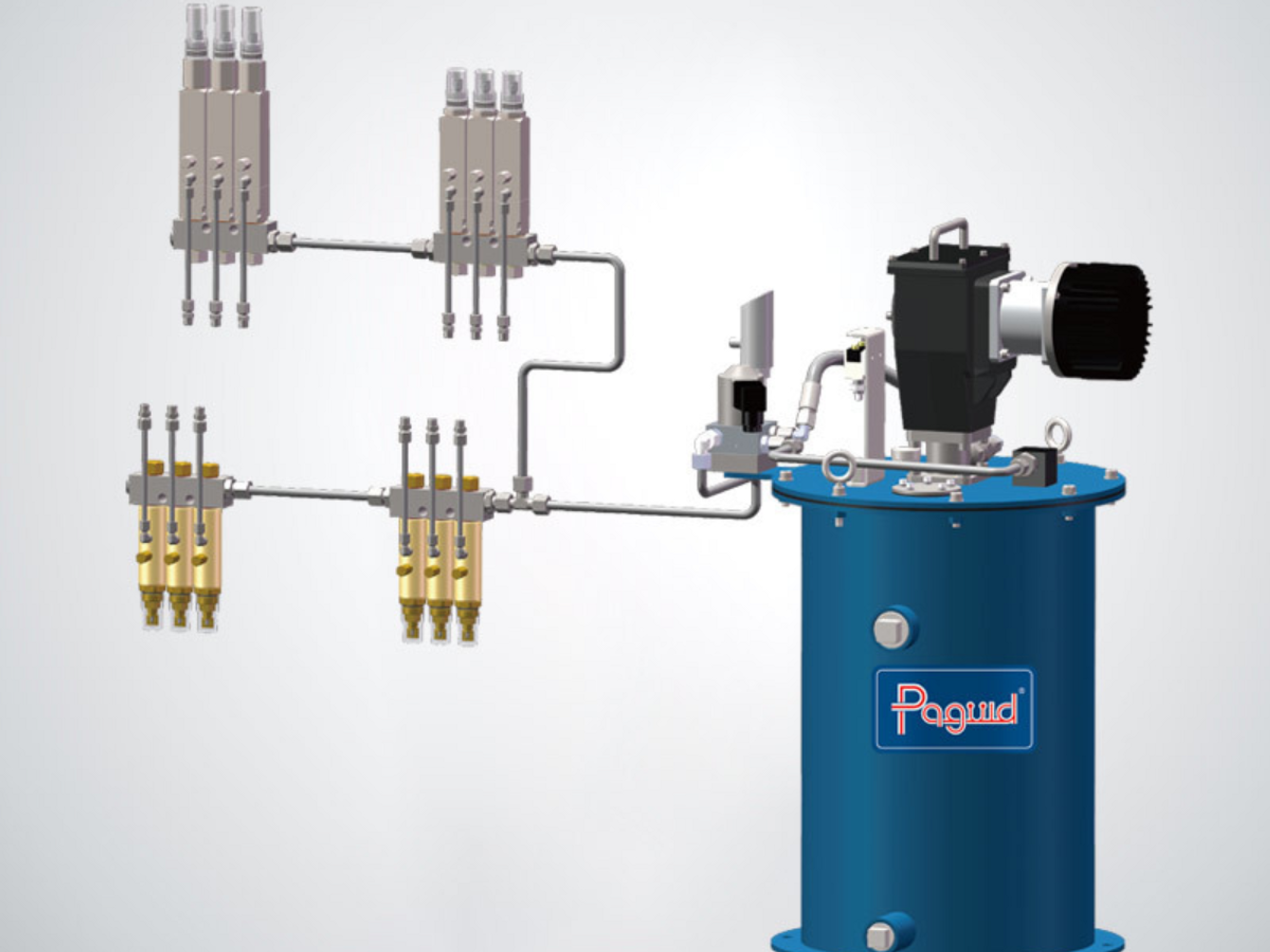 Single-line lubrication system