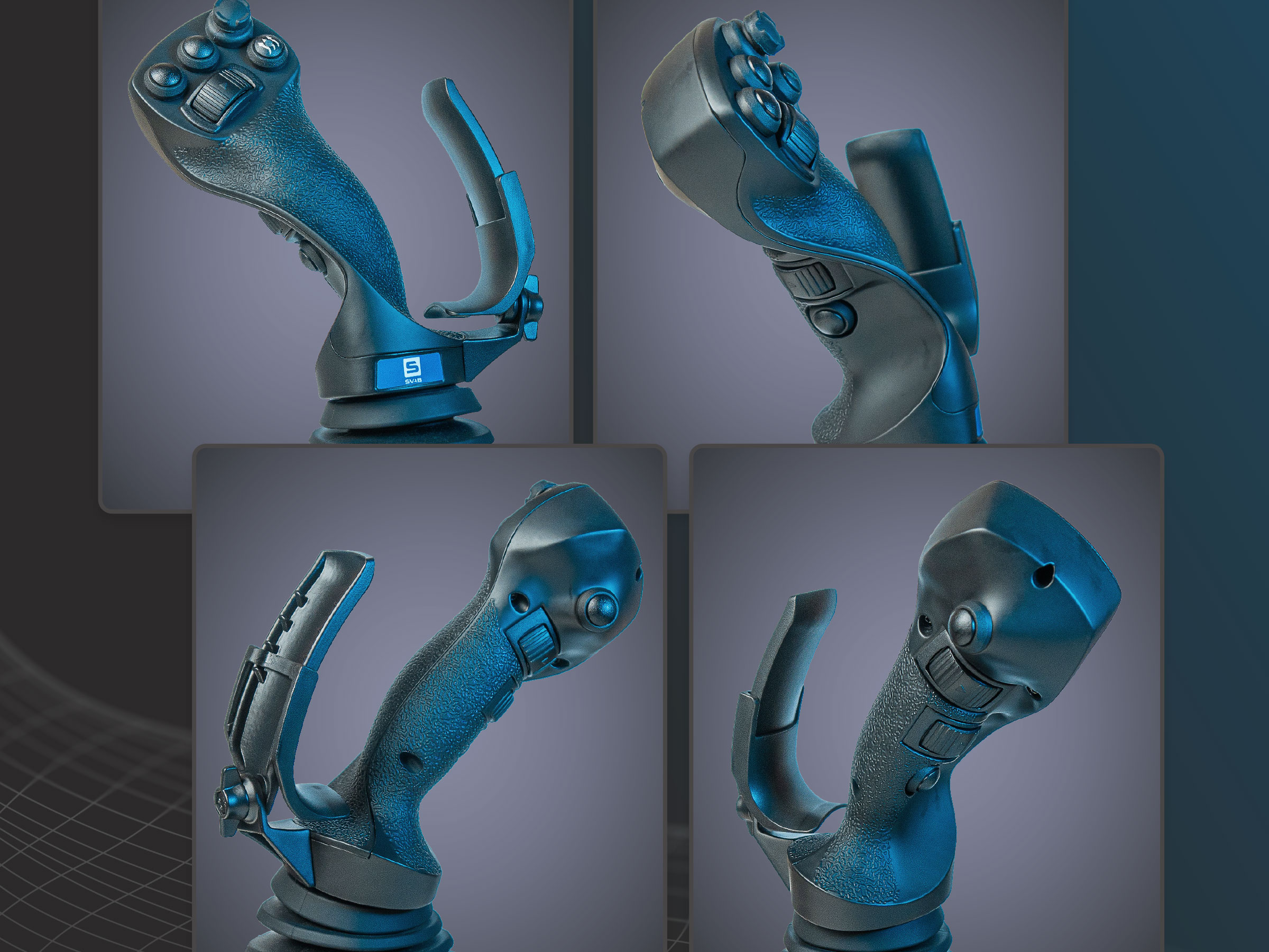 A9 Joystick Grip – High-Capacity Multifunction Layout