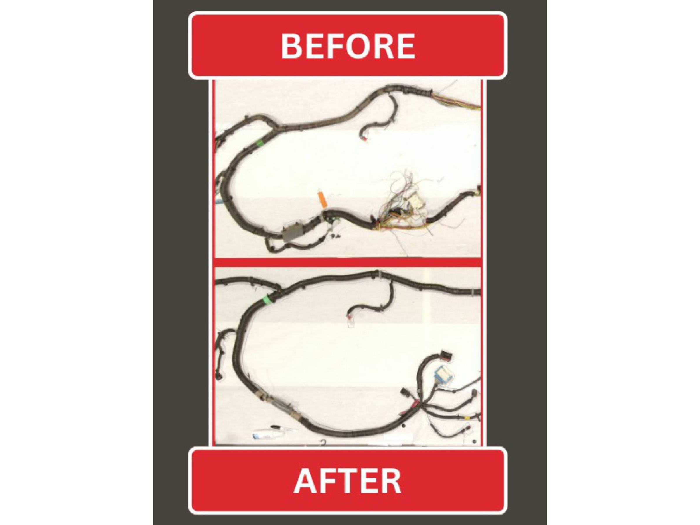 Wire Harness-Before and After