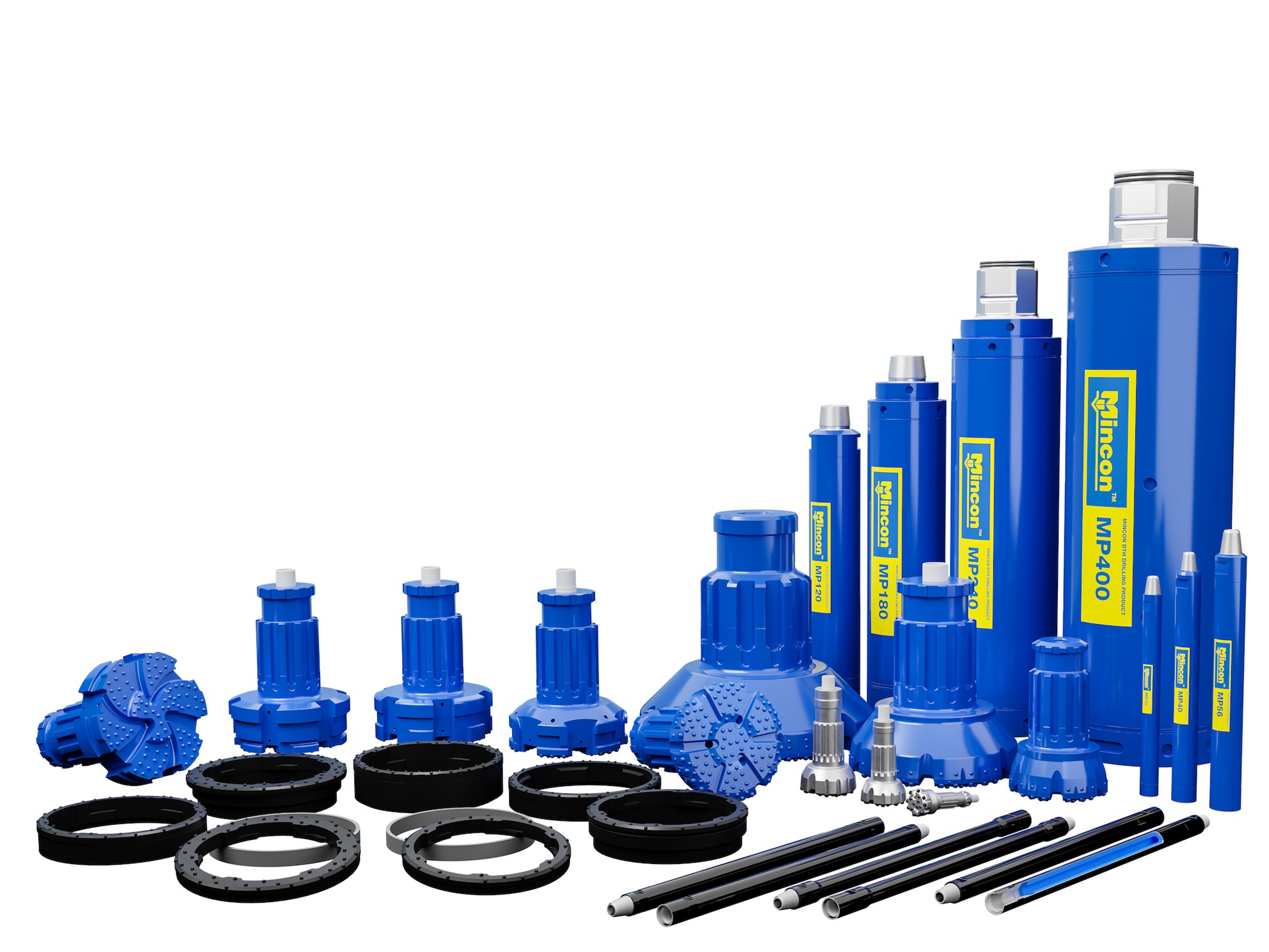Mincon's range of geotechnical drilling products.