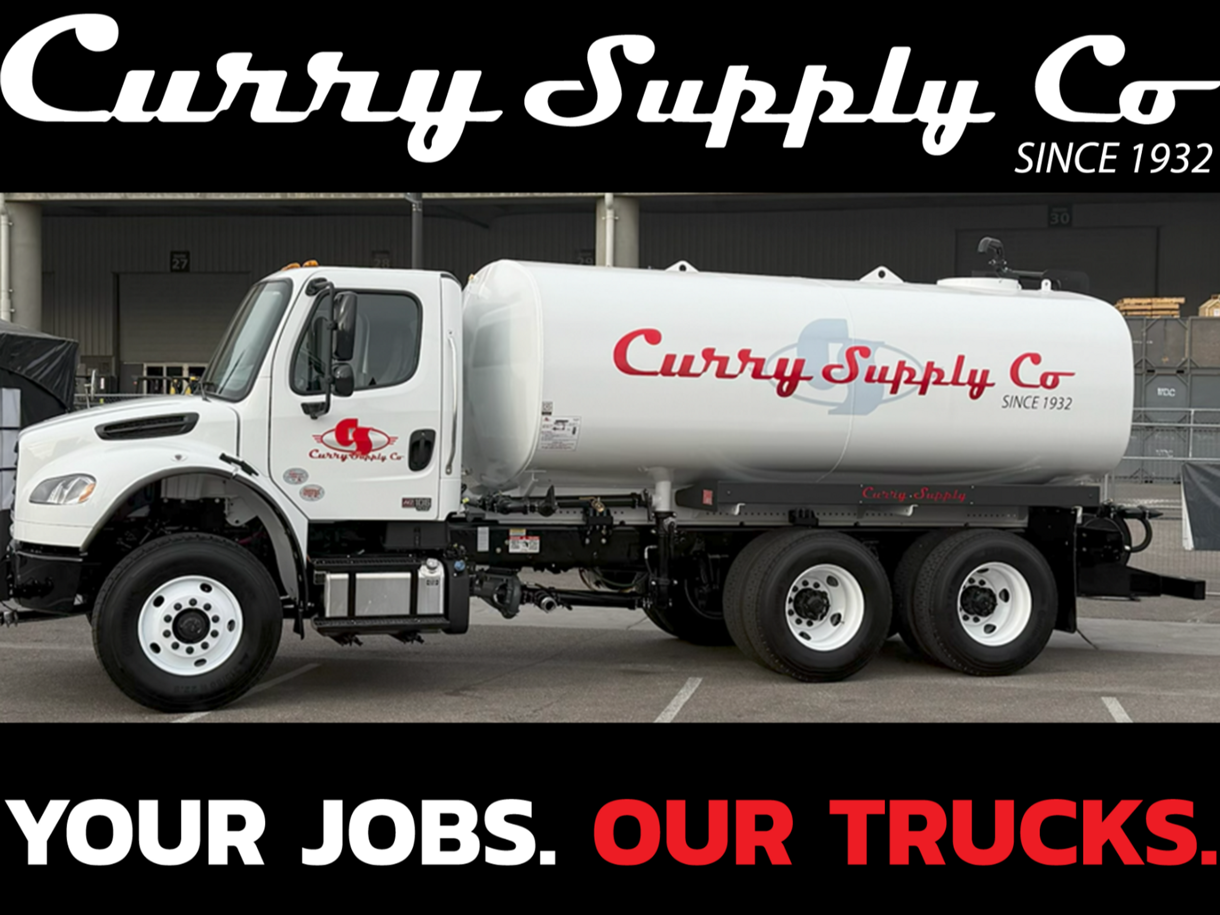 Curry Supply's Water Trucks