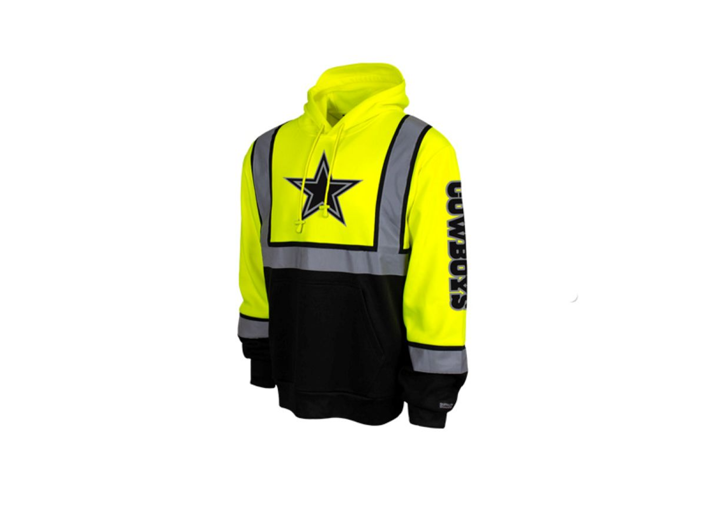 Dallas Cowboys Hi-Vis Safety Hooded Sweatshirt