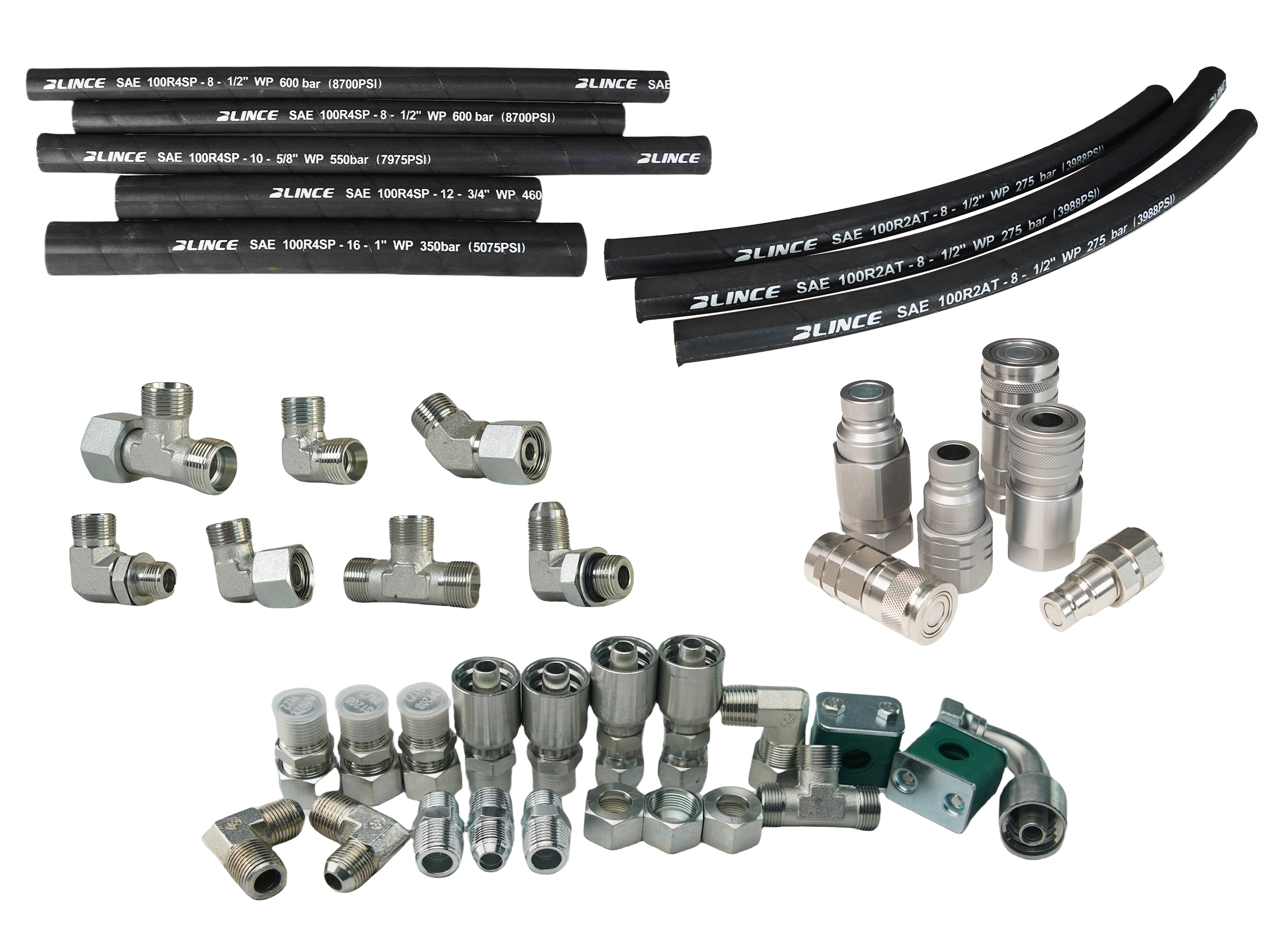 Blince Fittings, Hoses, and Quick Couplers